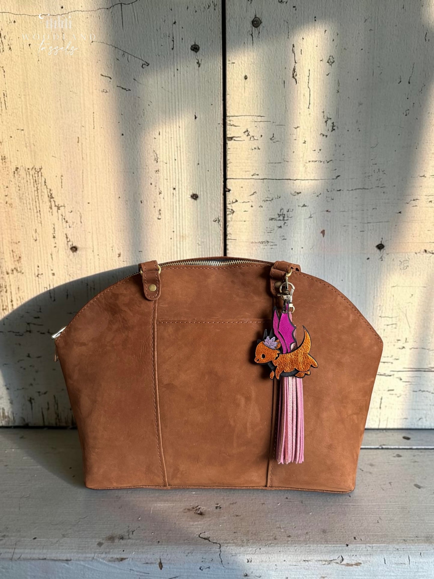 Smol Dragon Leather Charm | Dragon Purse & Bag Charm