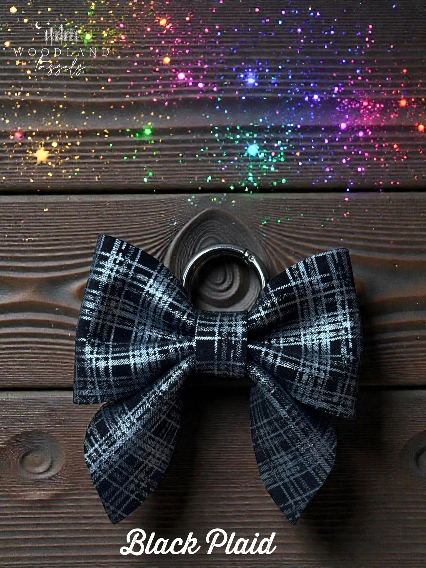 Leather Purse Bow- Starlight Collection✨