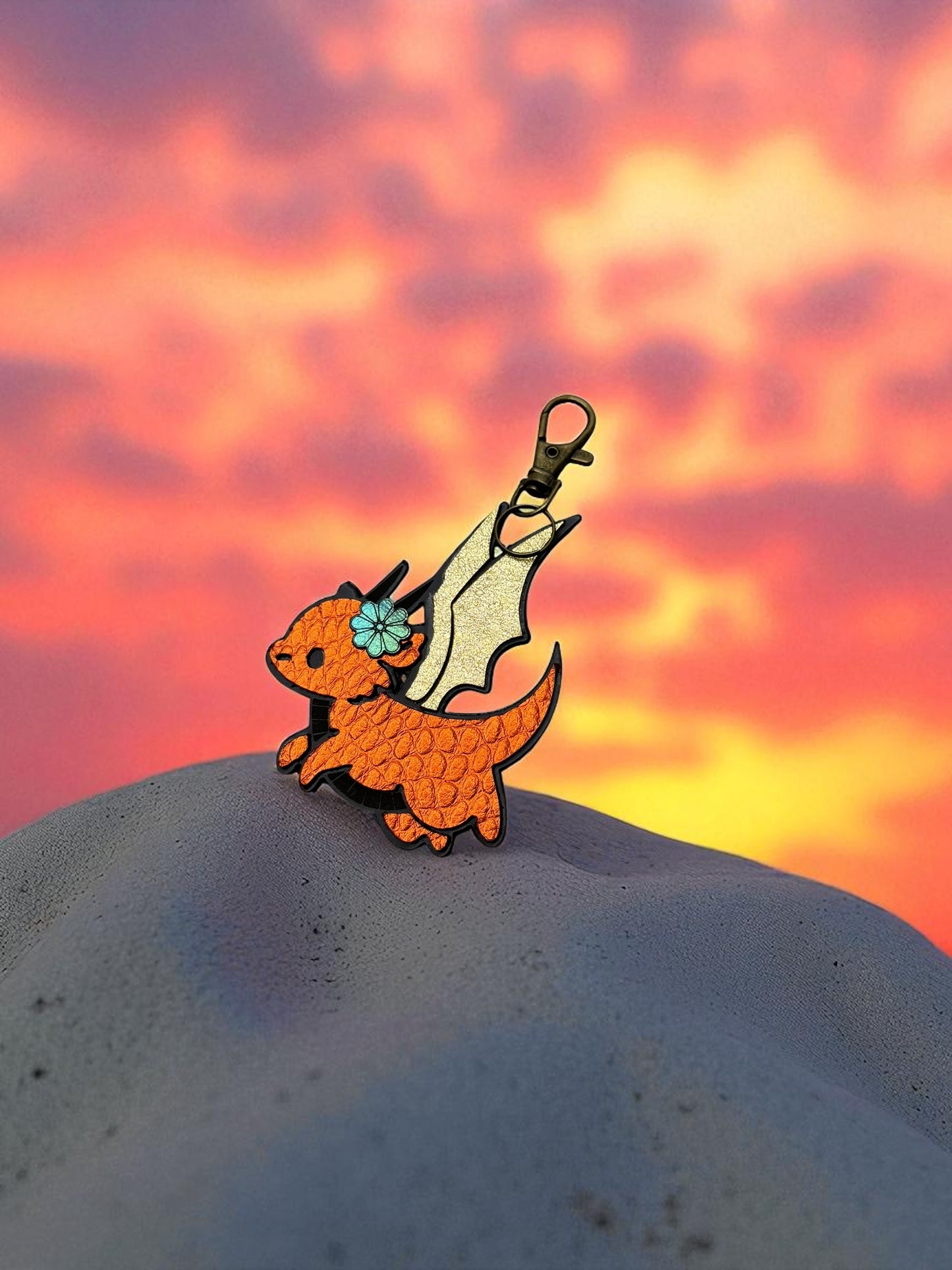 Smol Dragon Purse Charm