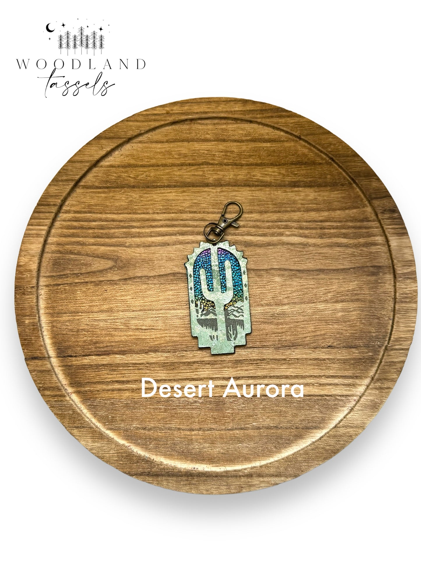 Desert Leather Purse Charm