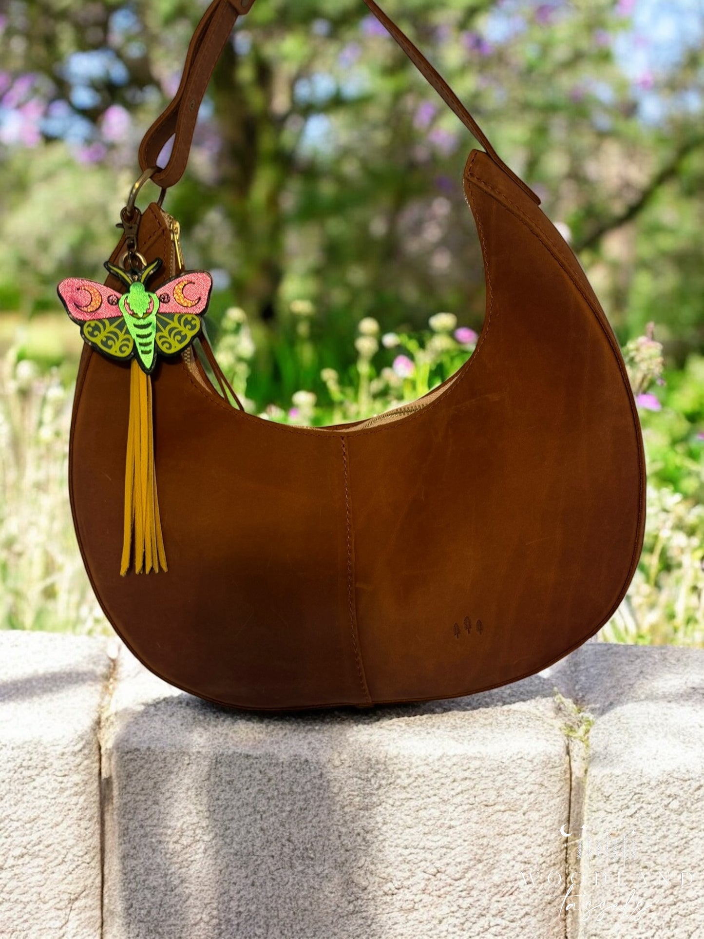 Luna Moth Purse Charm