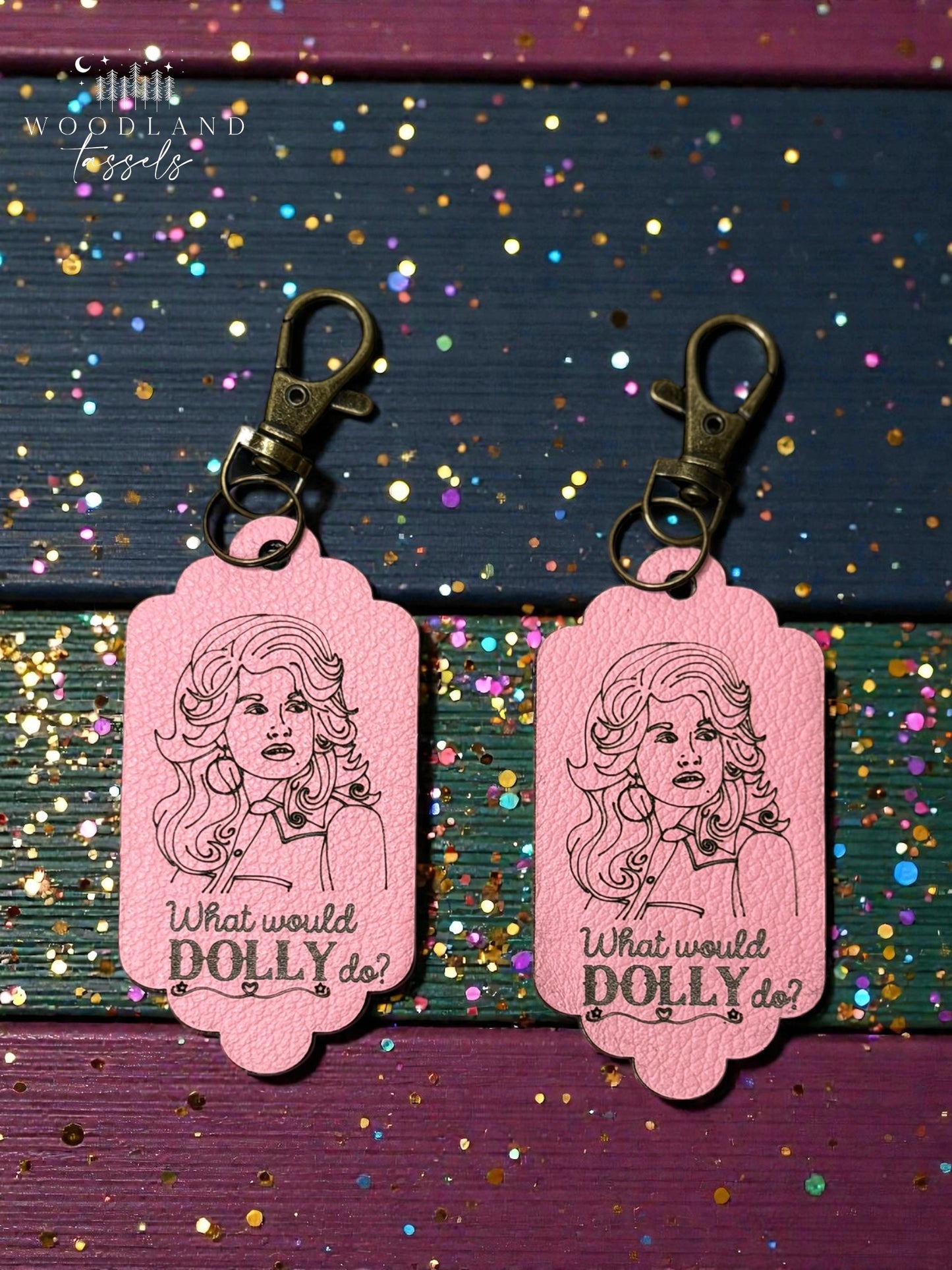 Dolly Leather Purse Charm