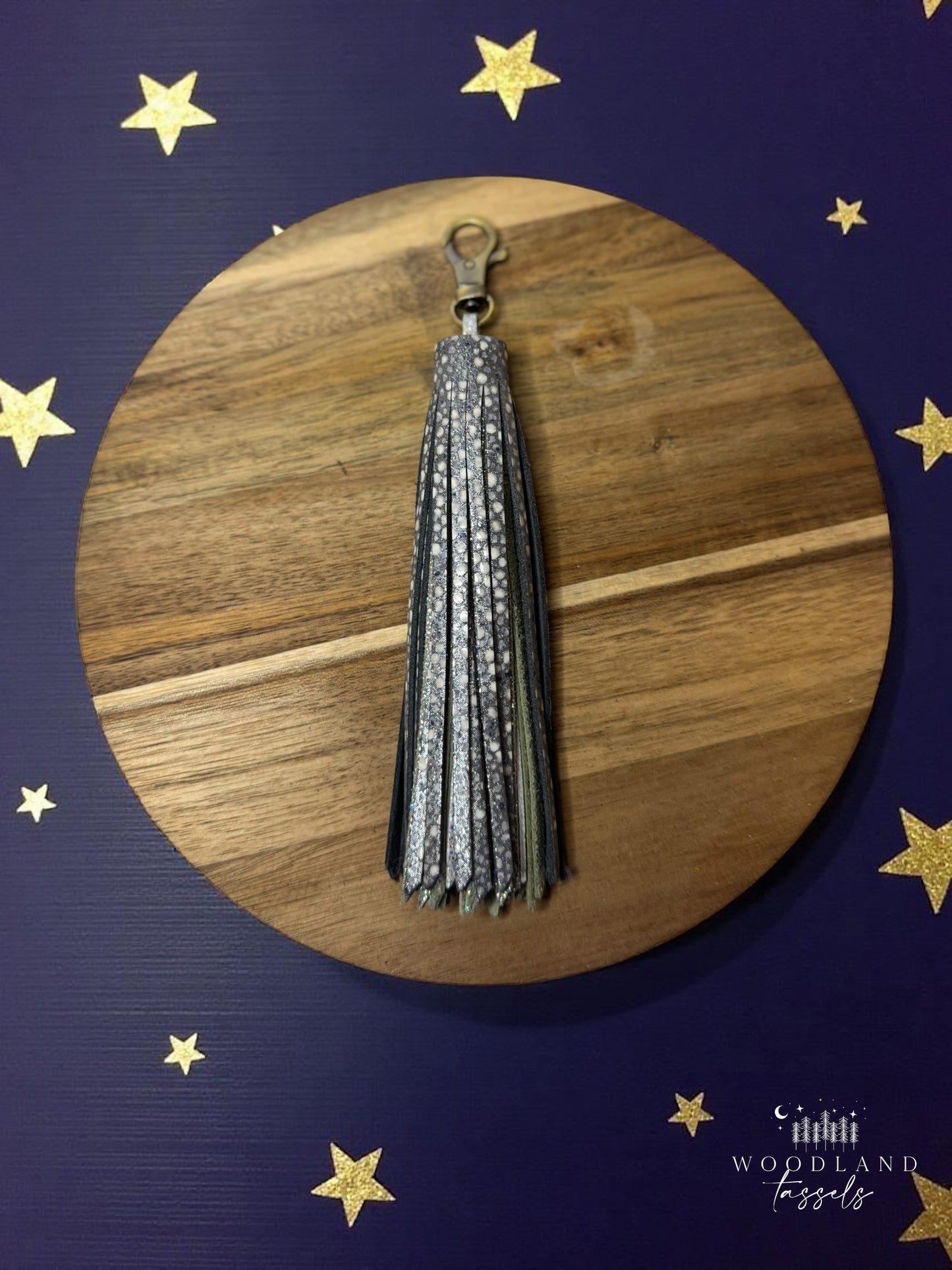 Concrete Leather Tassel