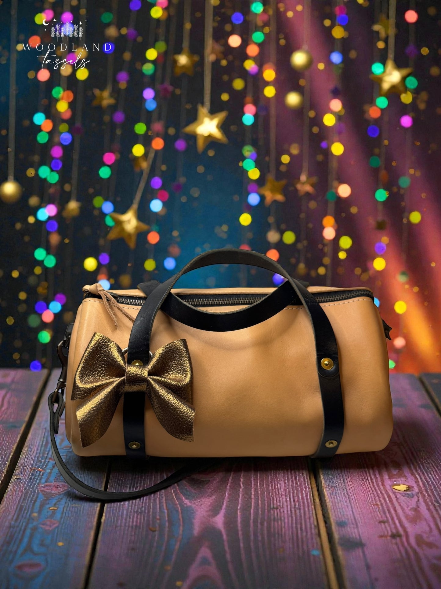 Leather Purse Bow- Starlight Collection✨