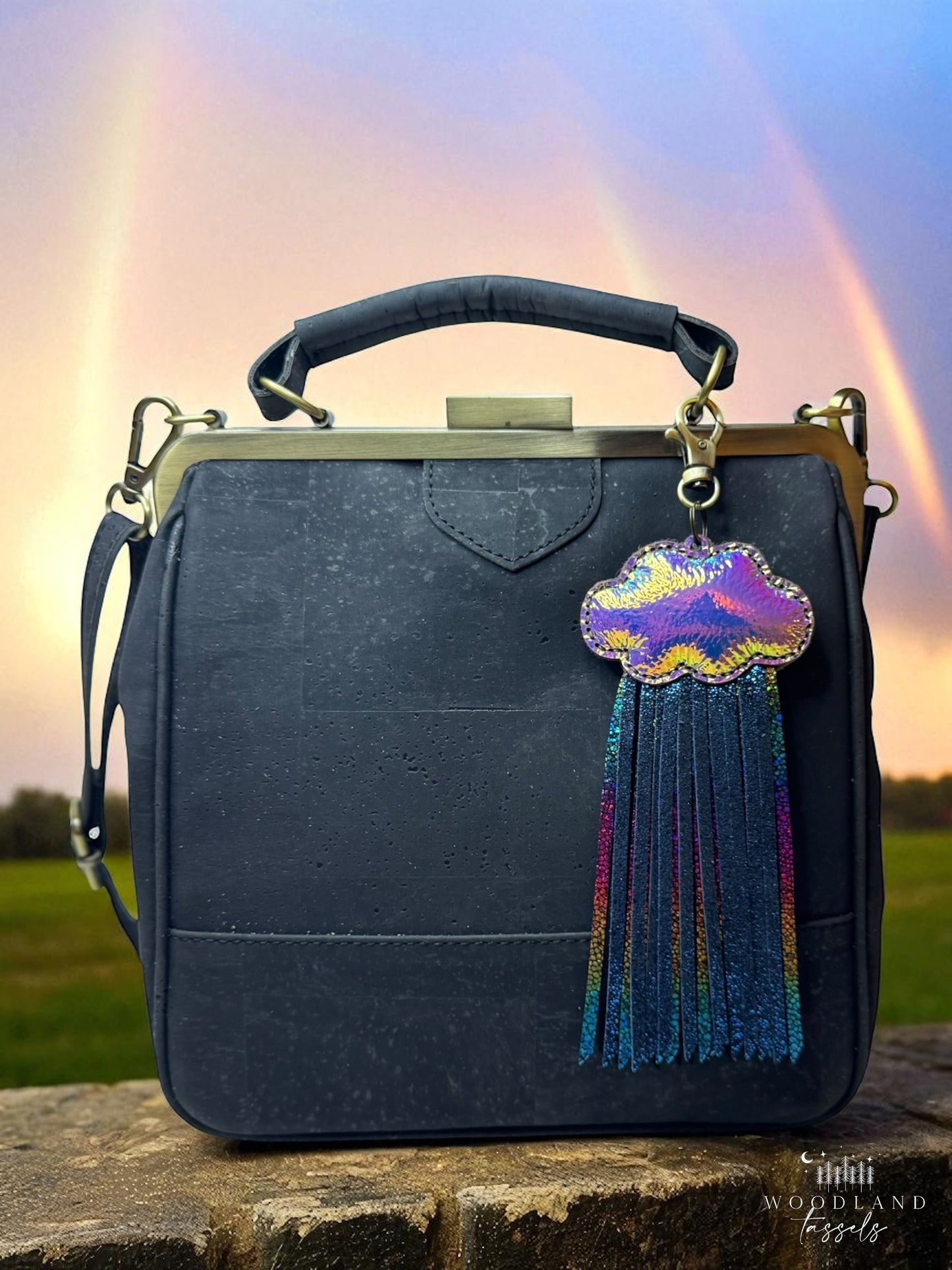 Pre Order- Puffy Cloudburst Purse Charm