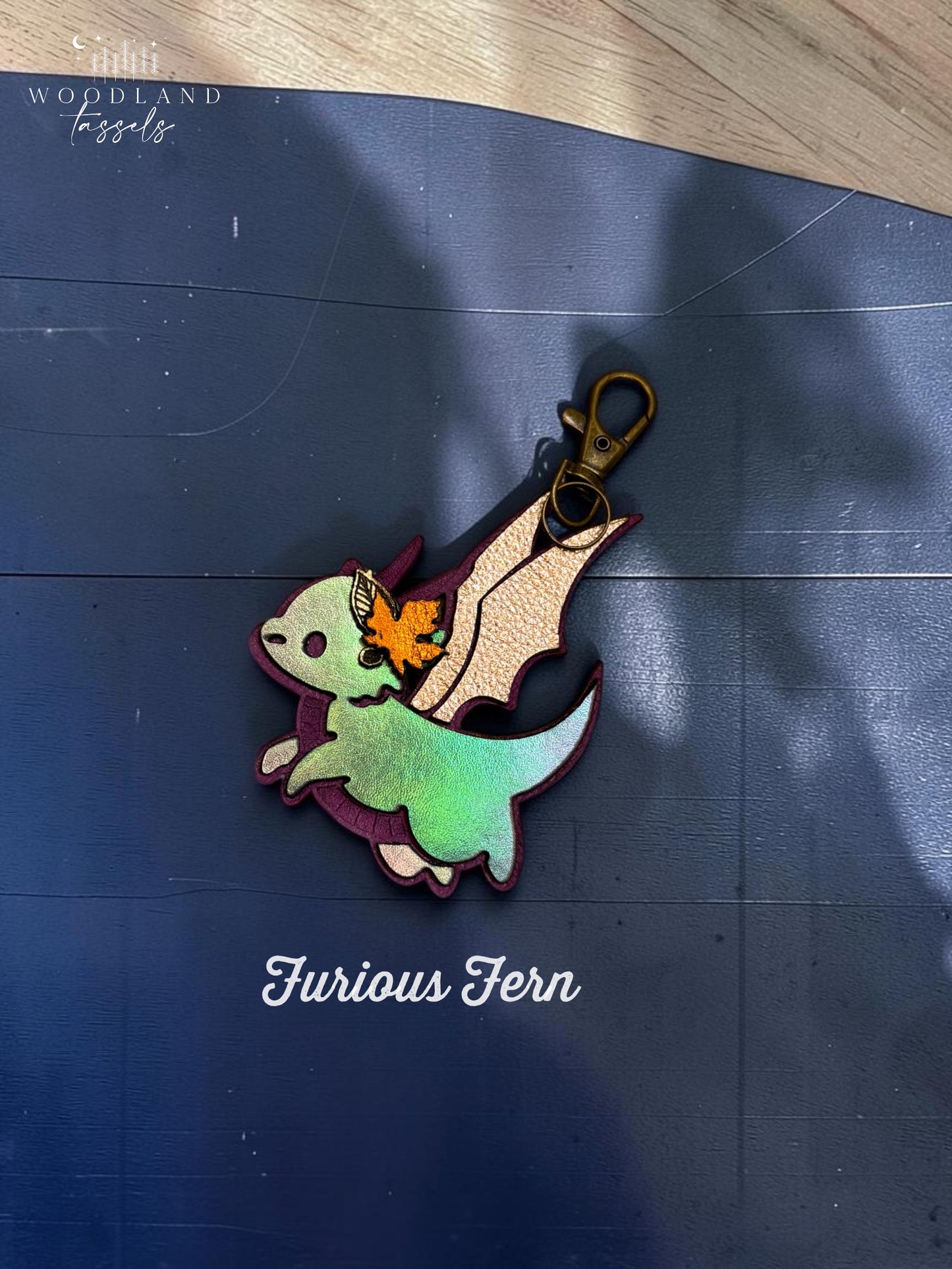 Smol Dragon Leather Charm | Dragon Purse & Bag Charm