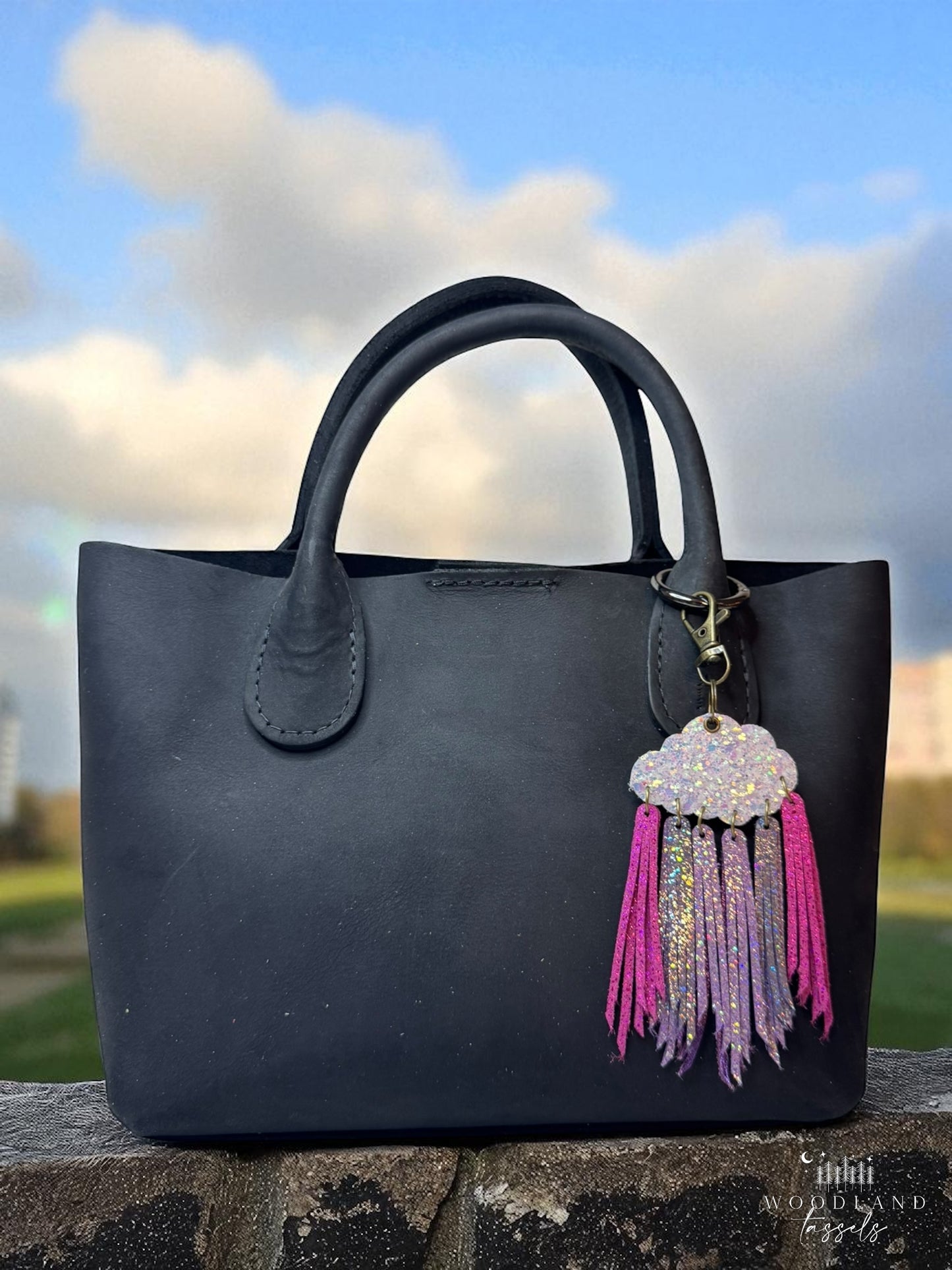 Cloudburst Purse Charm
