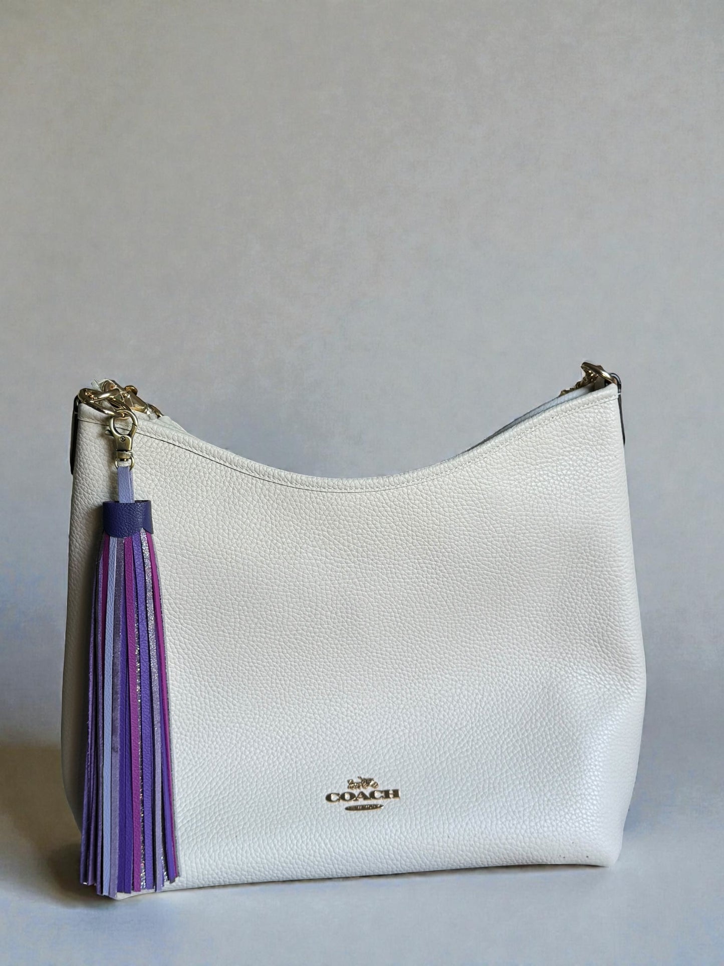 Berry Patch Purple Leather Tassel