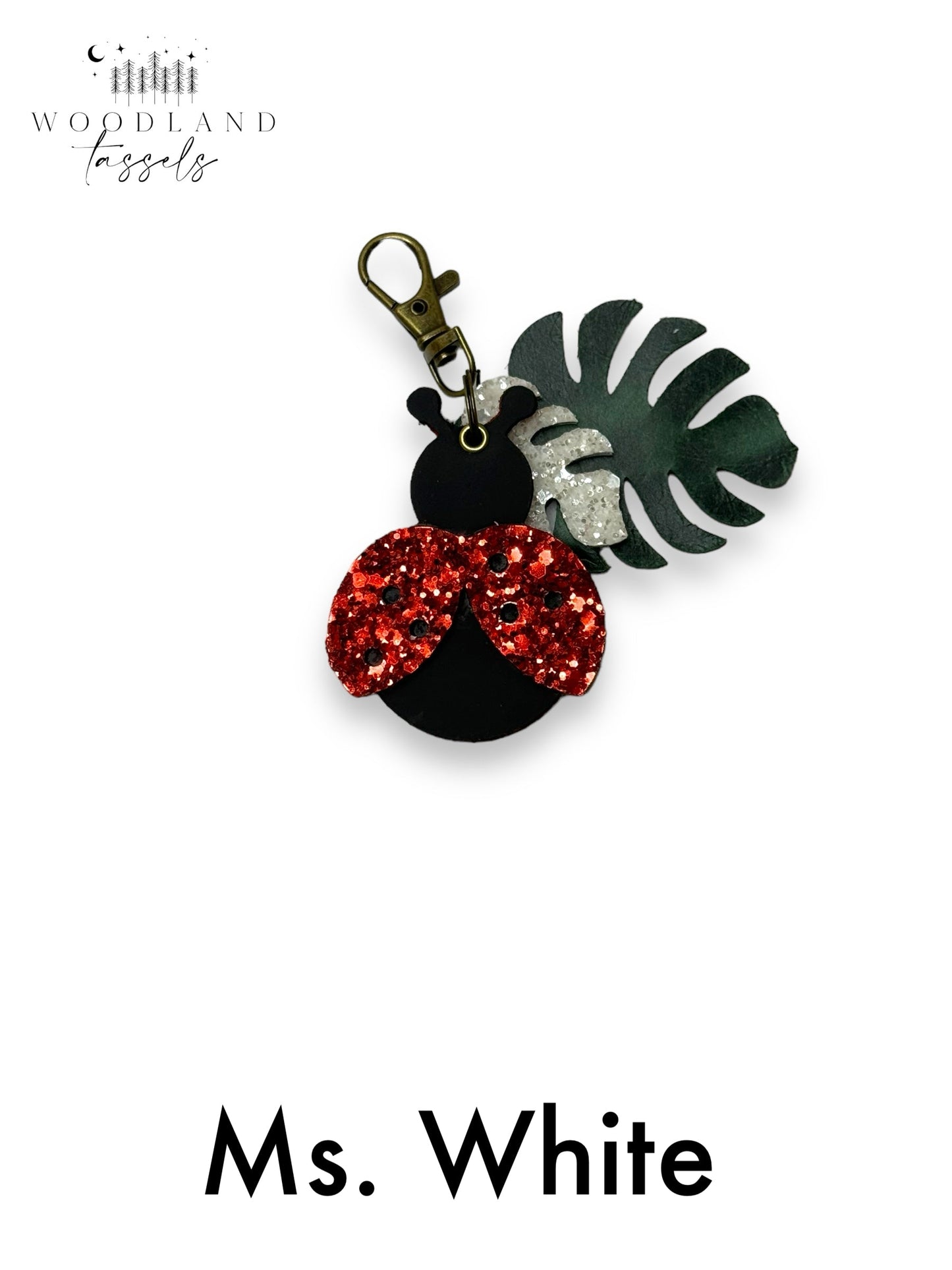 Ladybug Leather Charm