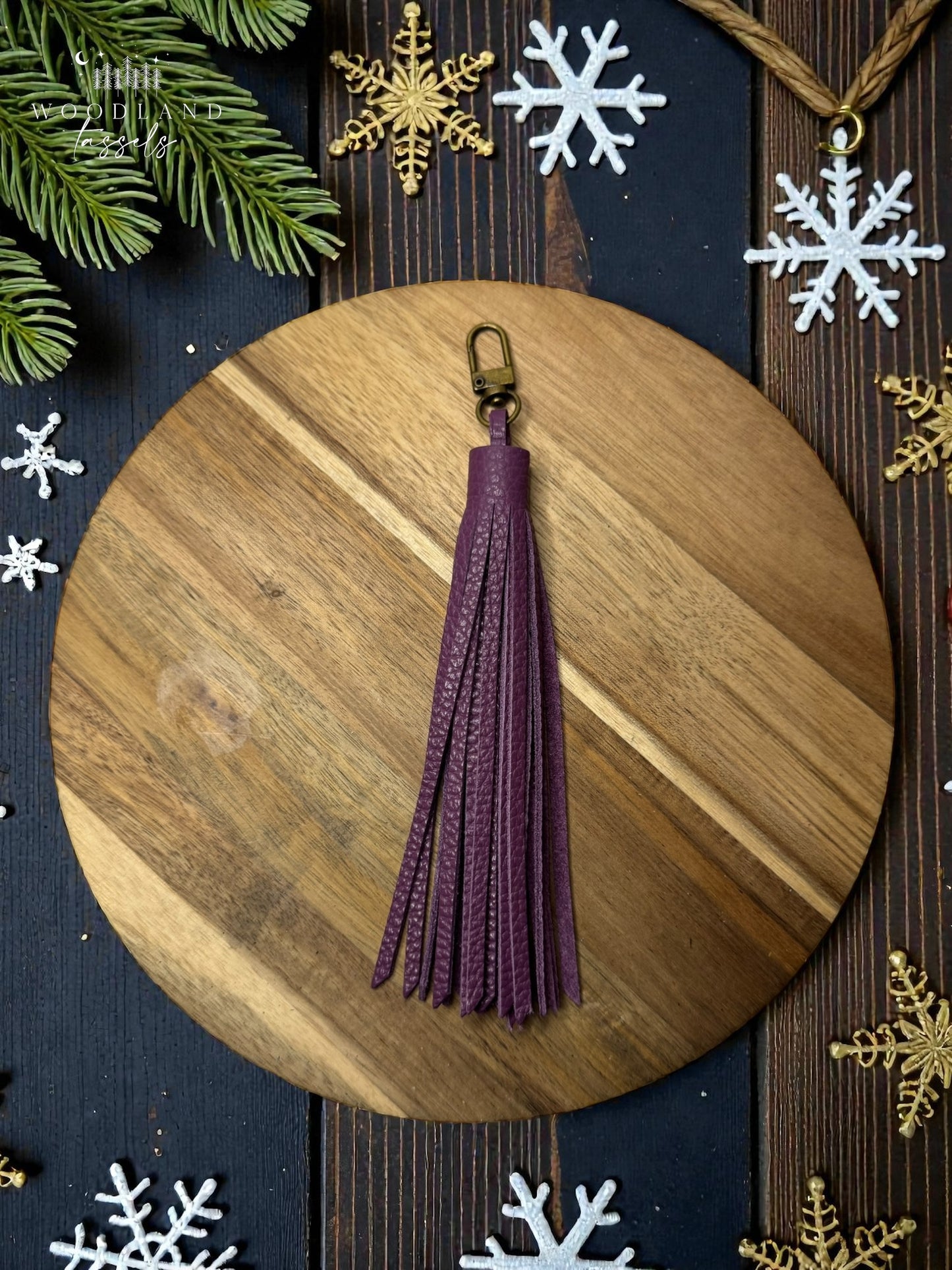 Holiday ‘Duo’ Accent Leather Tassels
