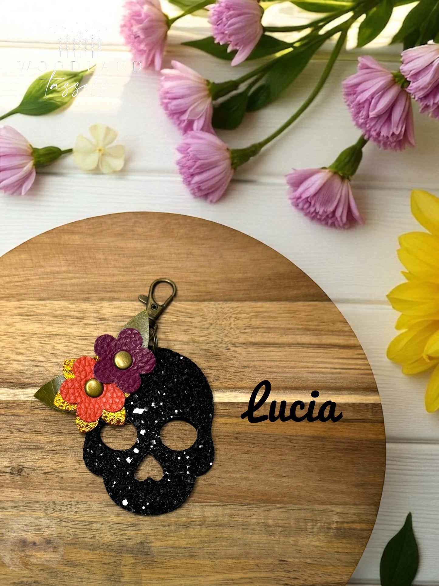 Sugar Skull Purse Charms