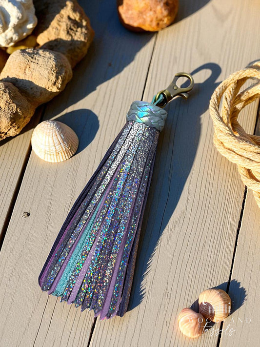 Abalone Tassel Purse Charm-Pre Order