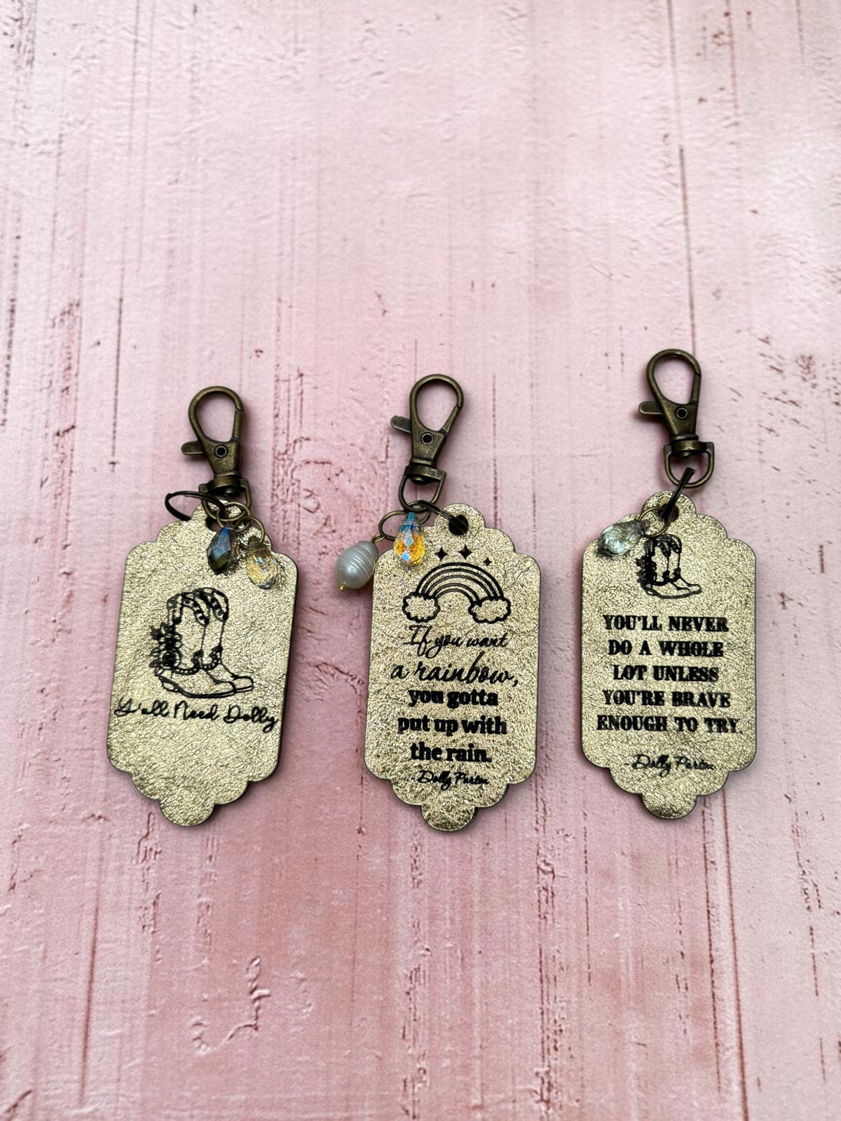 Dolly Leather Bag Charms