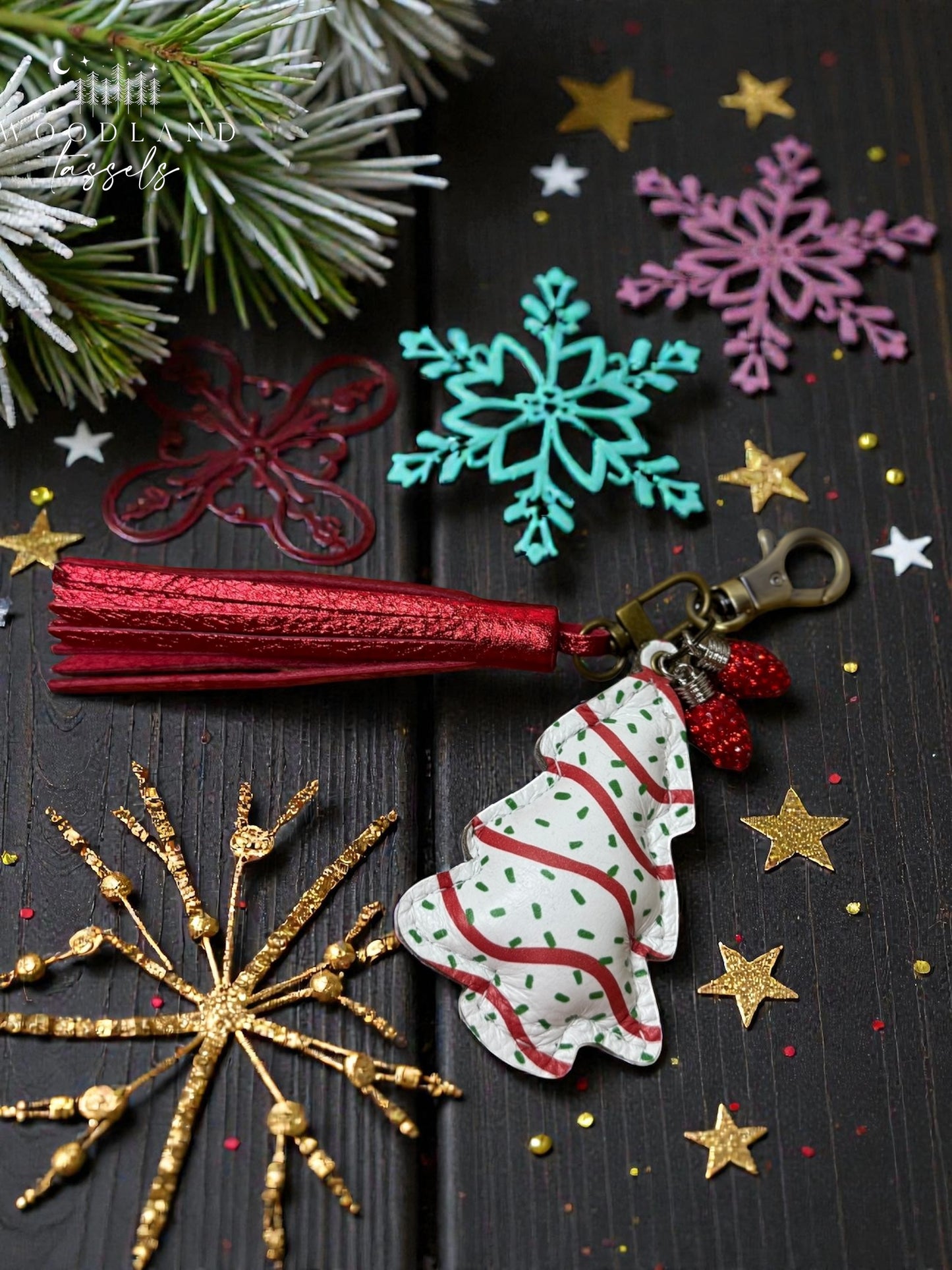 Little Sweet Tree Leather Purse Charm - Pre Order