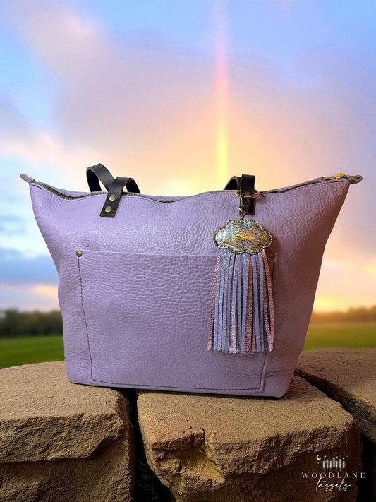 Puffy Cloudburst Purse Charm