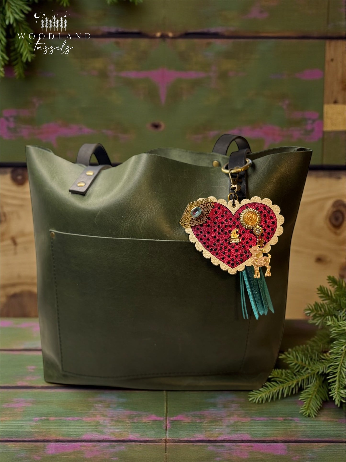 Leather Pin Keeper Charm