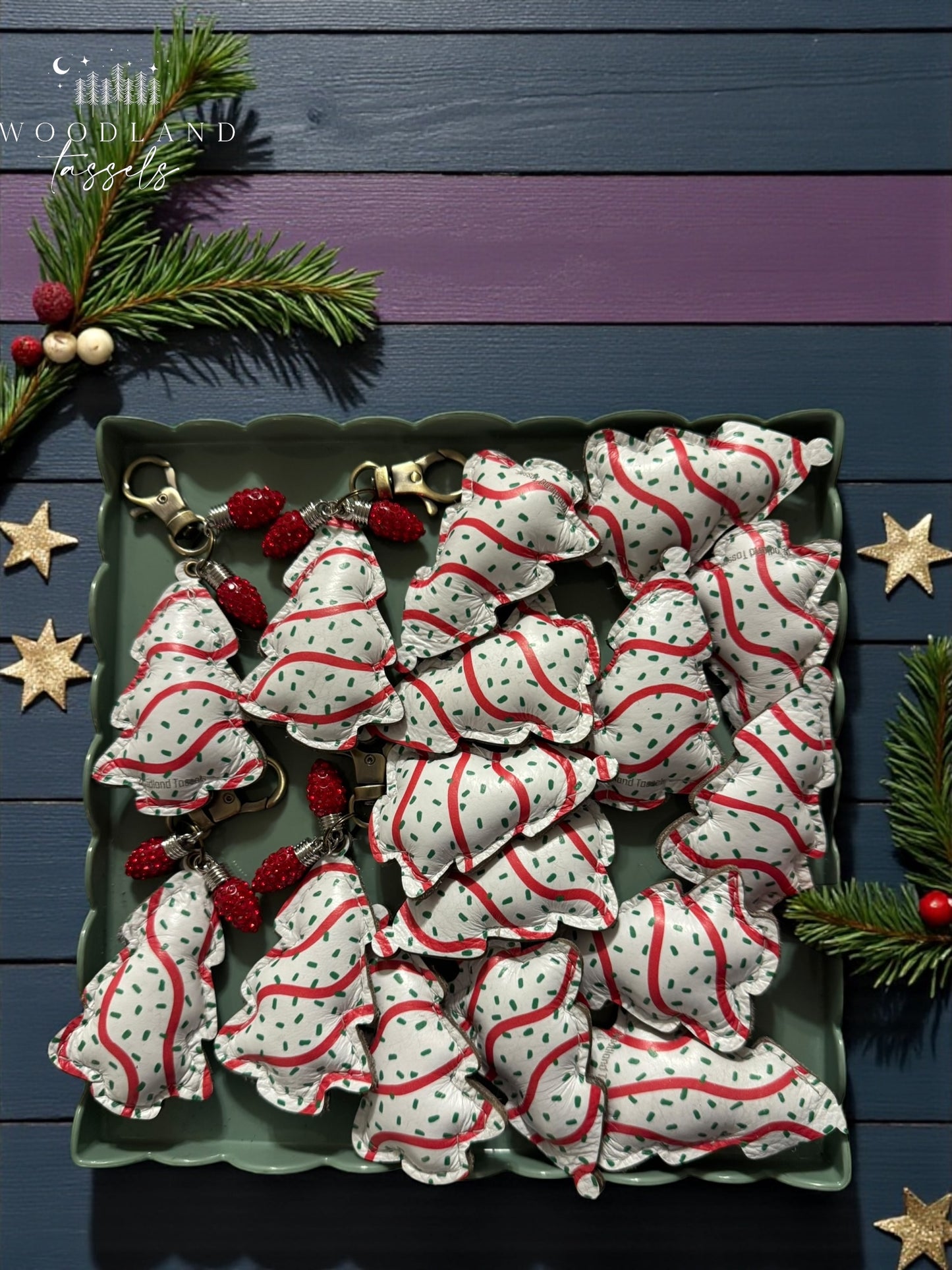 Little Sweet Tree Leather Purse Charm - Pre Order