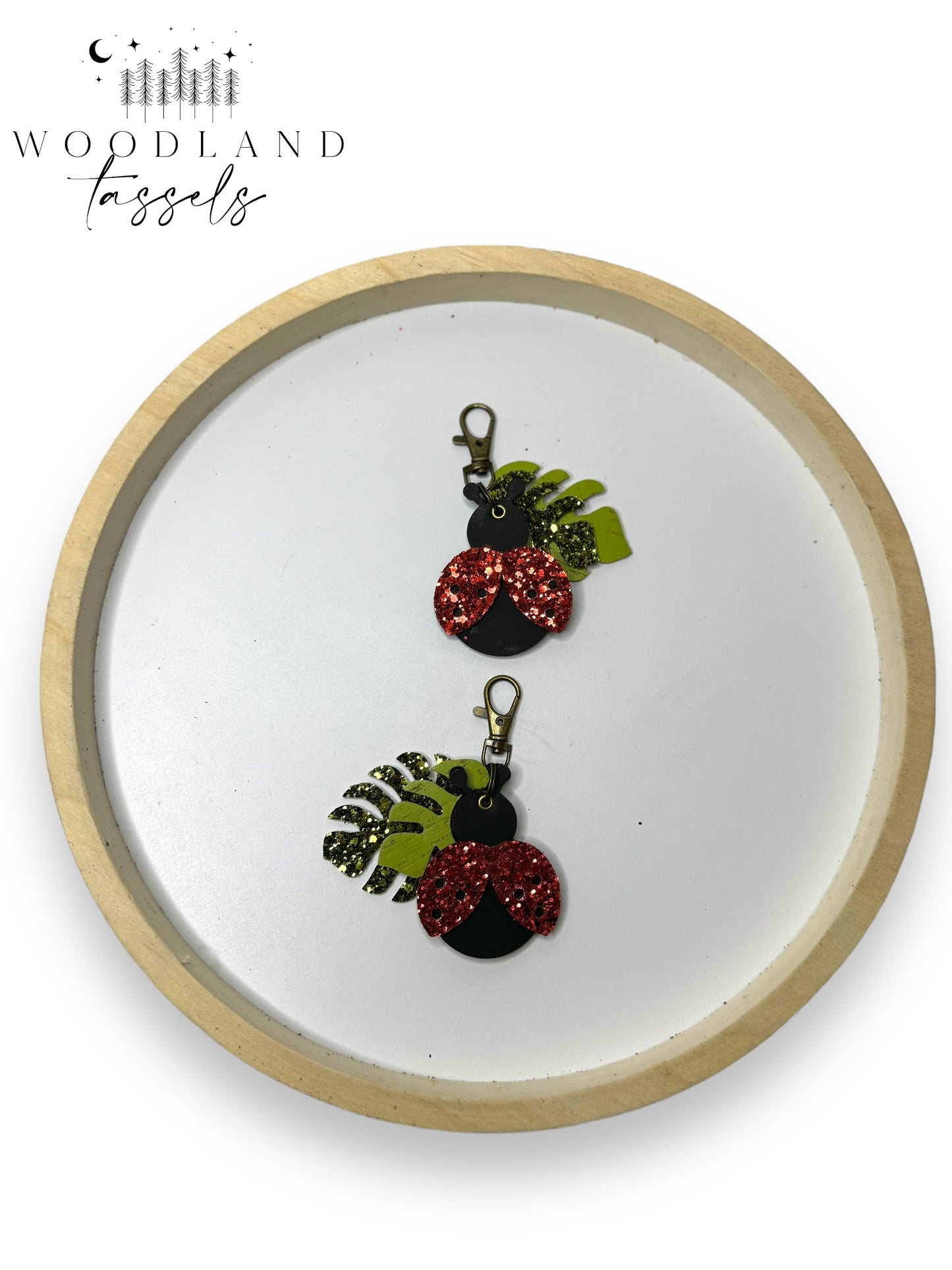 Ladybug Leather Charm