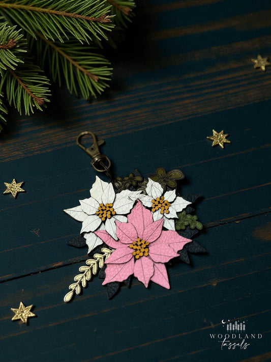 Poinsettia Bouquet: Limited Edition Purse Charms
