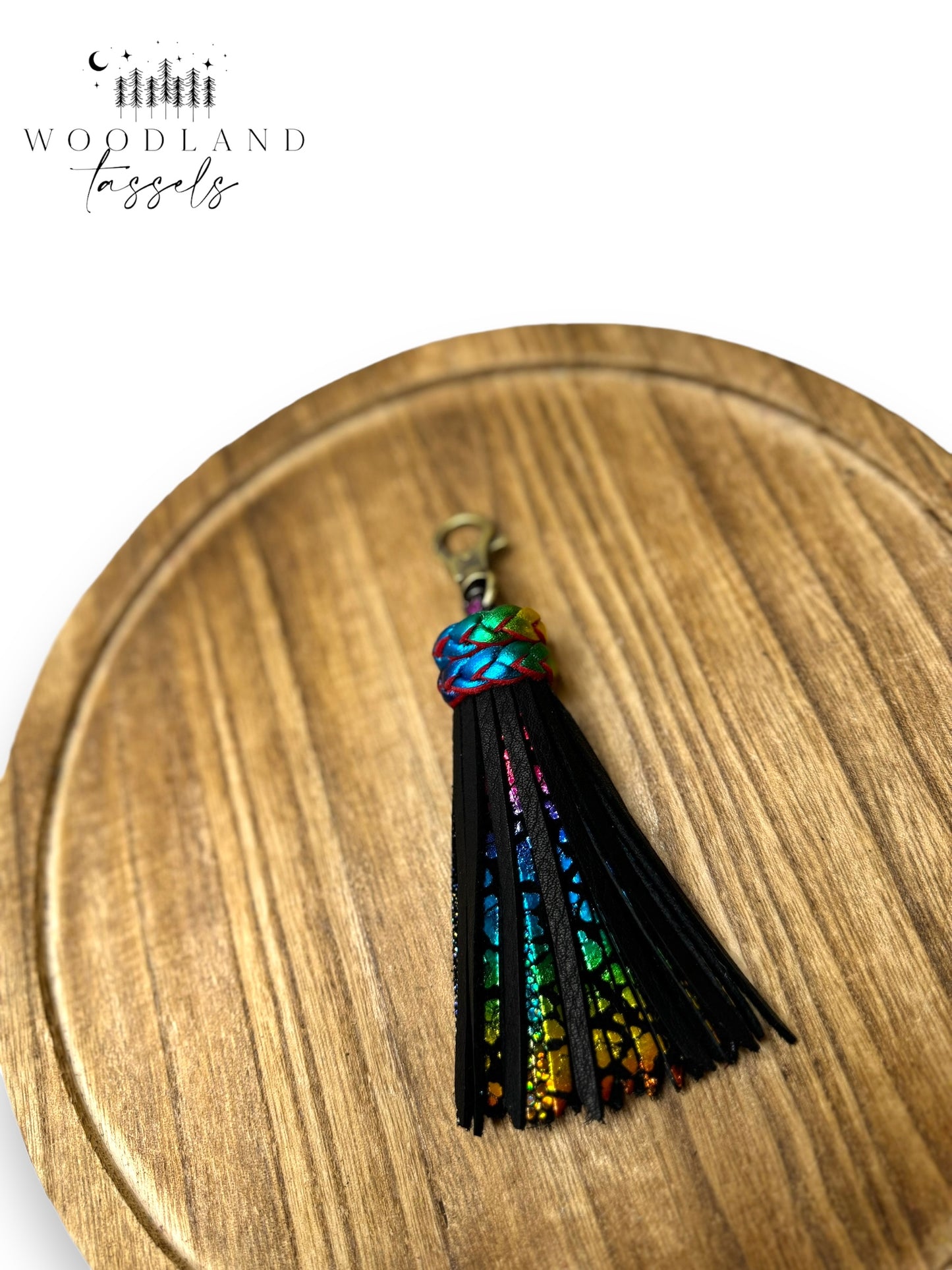 Proud Leopards Leather Tassel