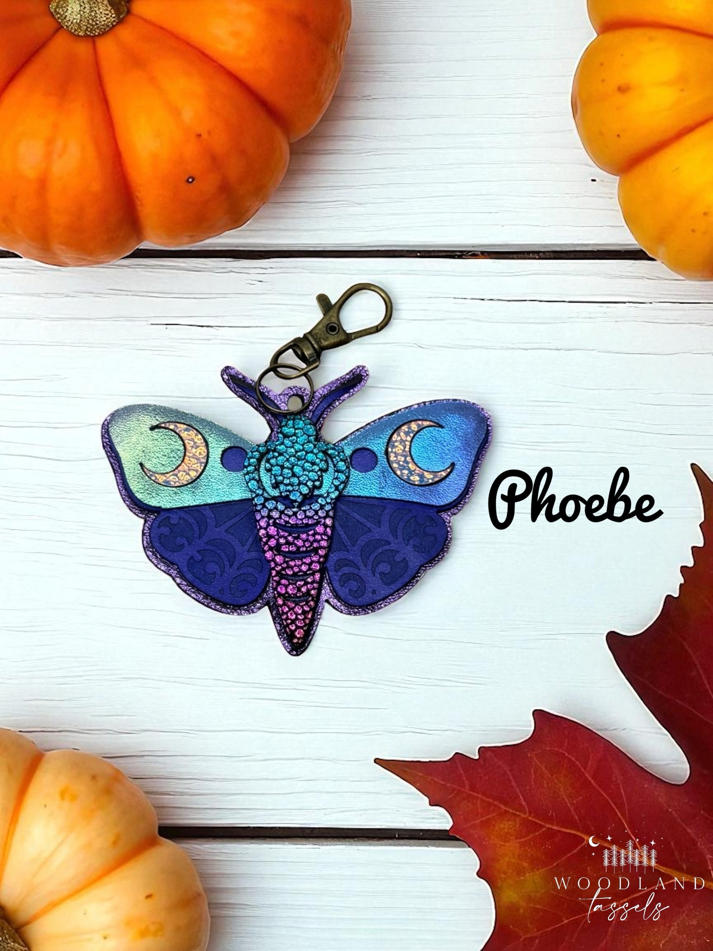 Luna Moth Purse Charm