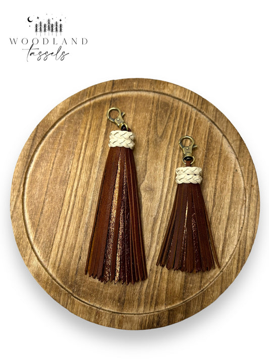 Cappuccino Leather Tassel