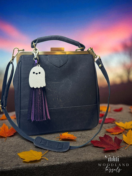 Violet Magic Leather Tassel