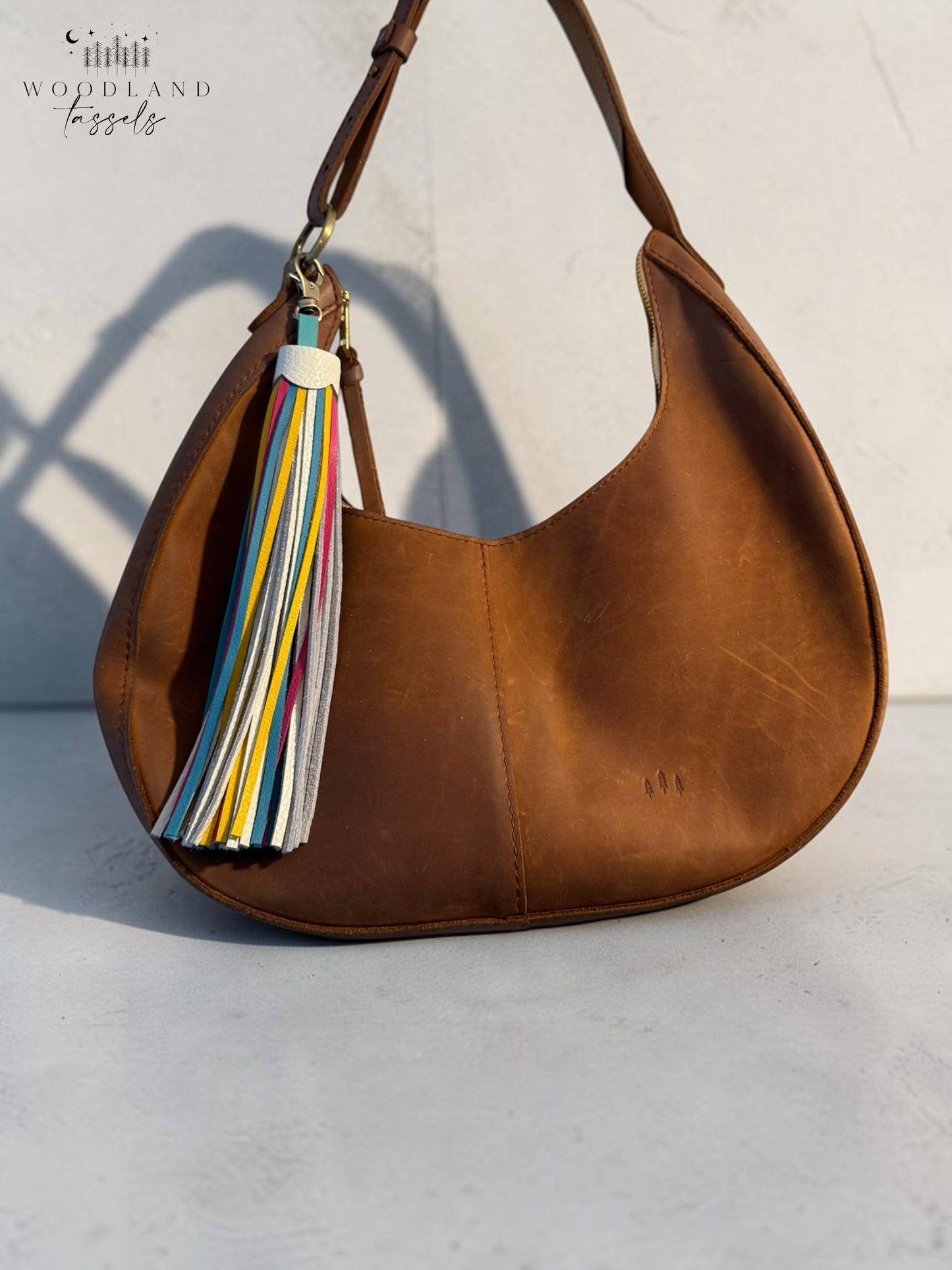 Rainbow Bright Queen Leather Tassel