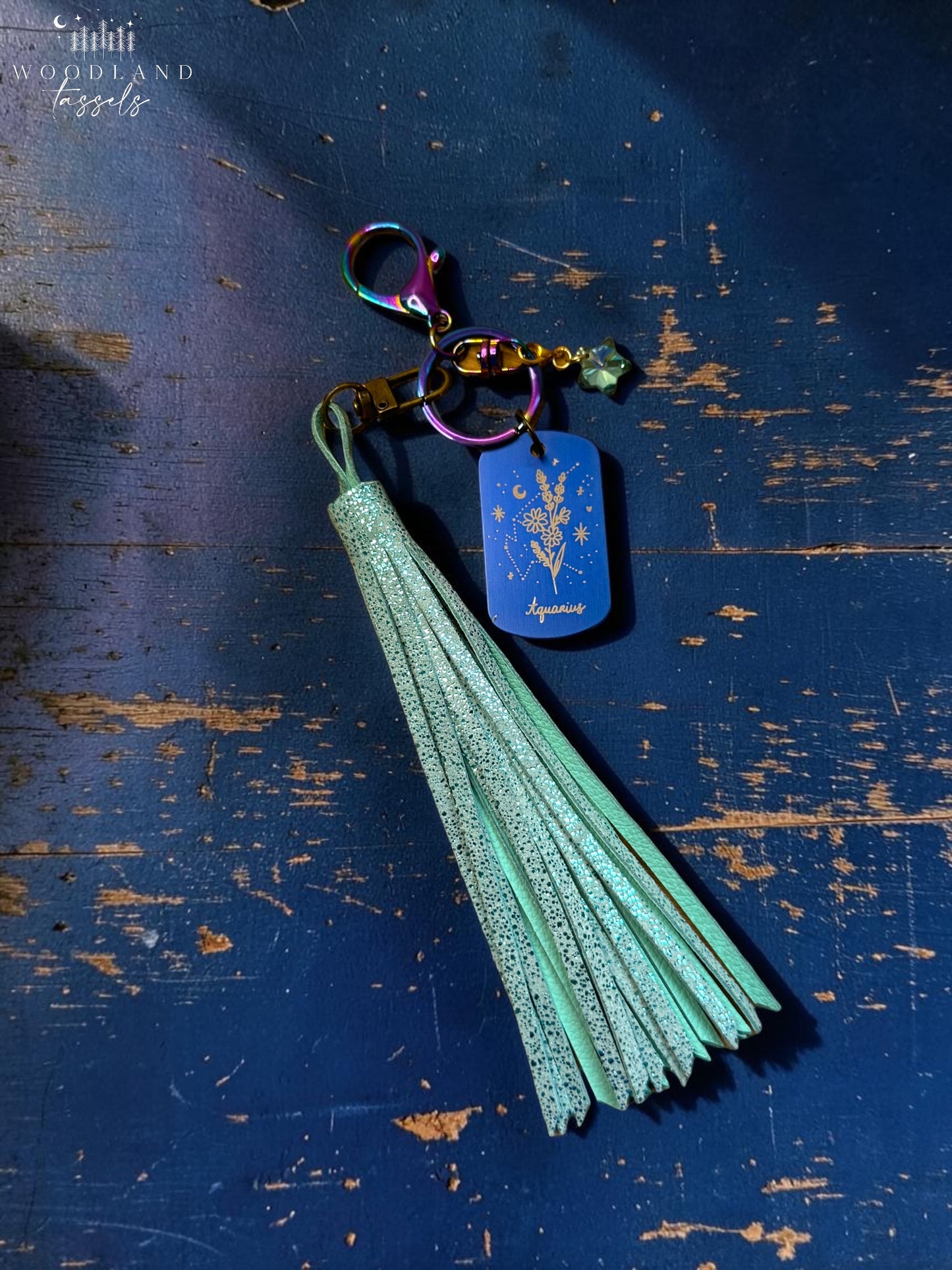 Zodiac Deluxe Leather Charm Set