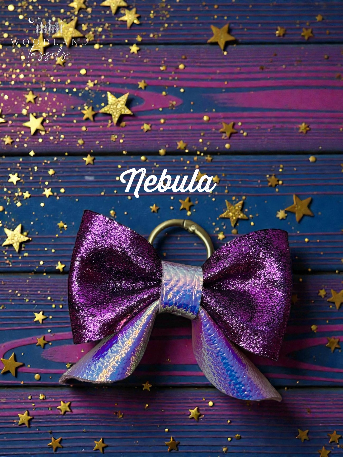 Leather Purse Bow- Starlight Collection✨