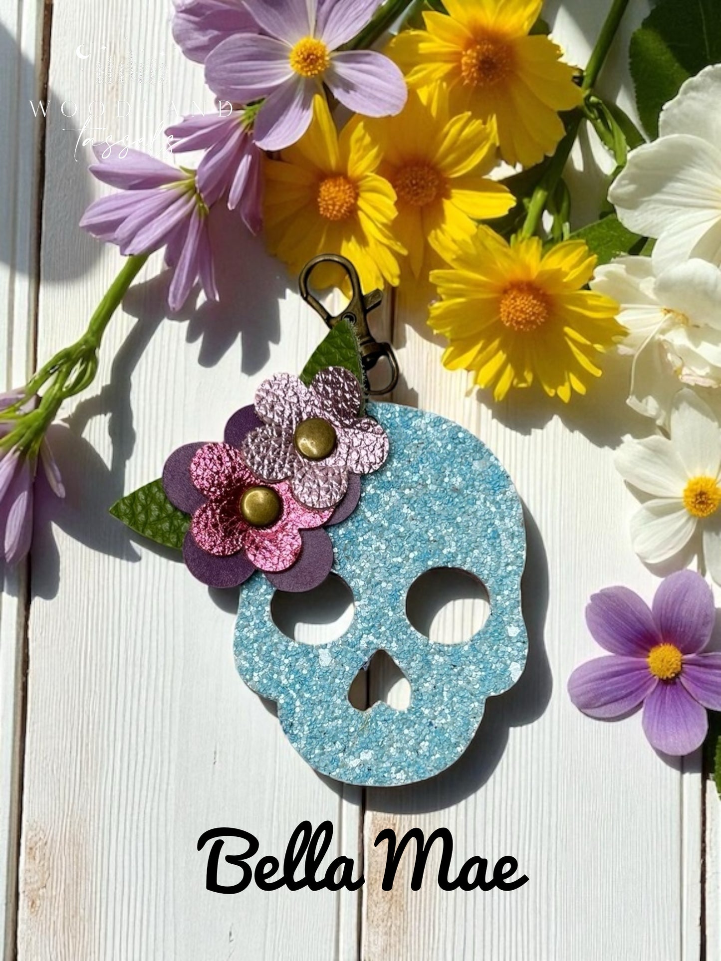 Sugar Skull Purse Charms