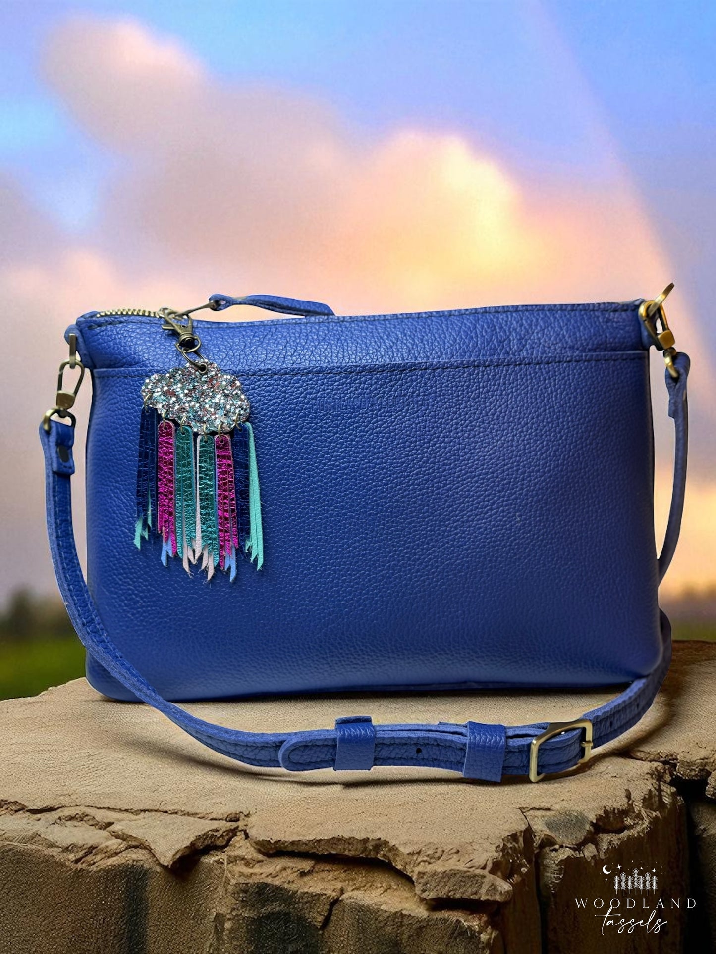 Cloudburst Purse Charm