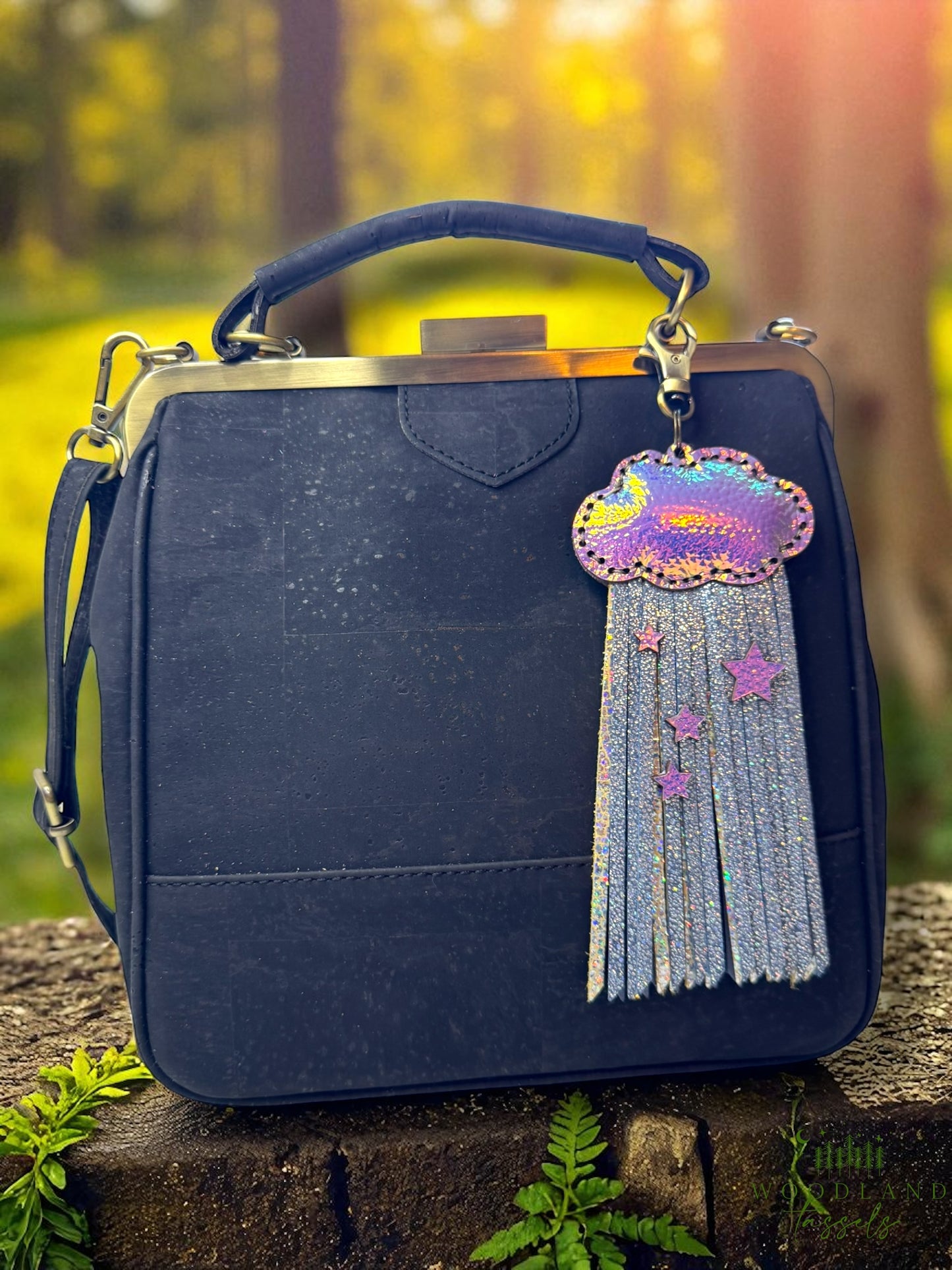 Pre Order- Puffy Cloudburst Purse Charm