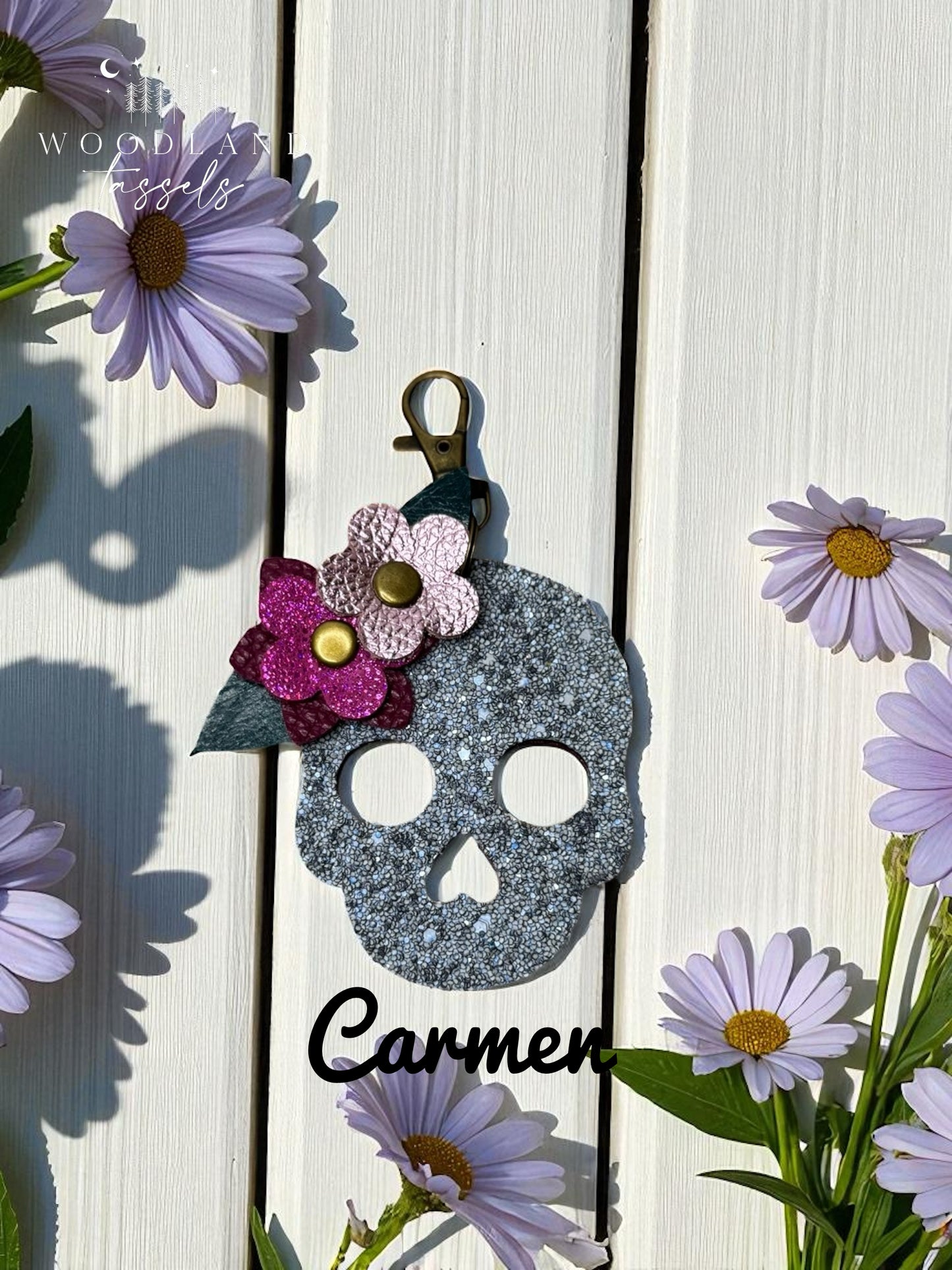 Sugar Skull Purse Charms