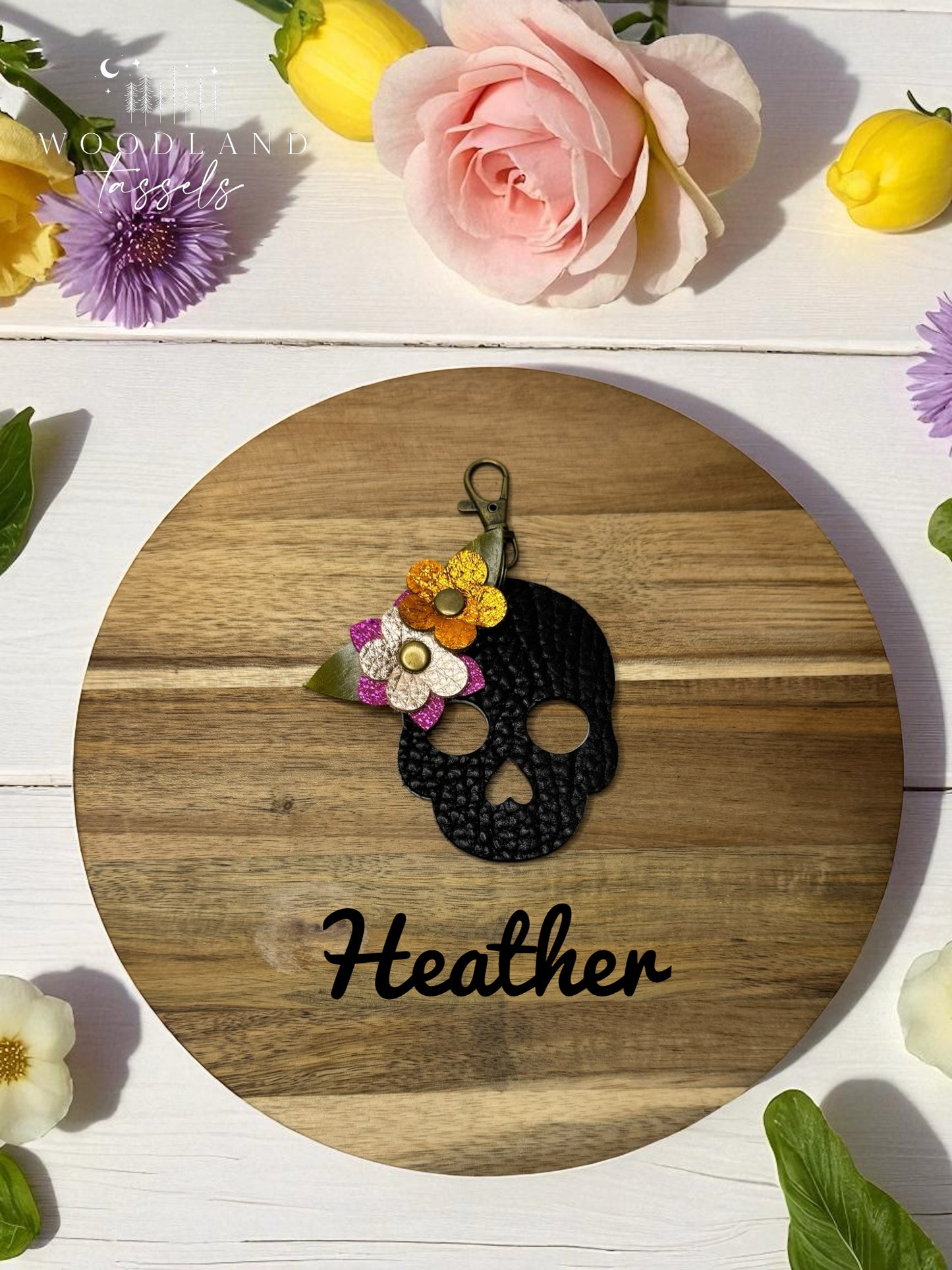 Sugar Skull Purse Charms