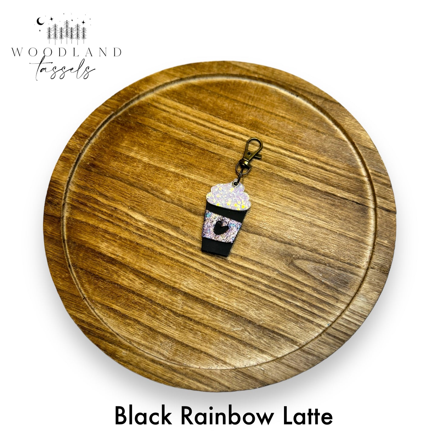 Latte Genuine Leather Purse Charms