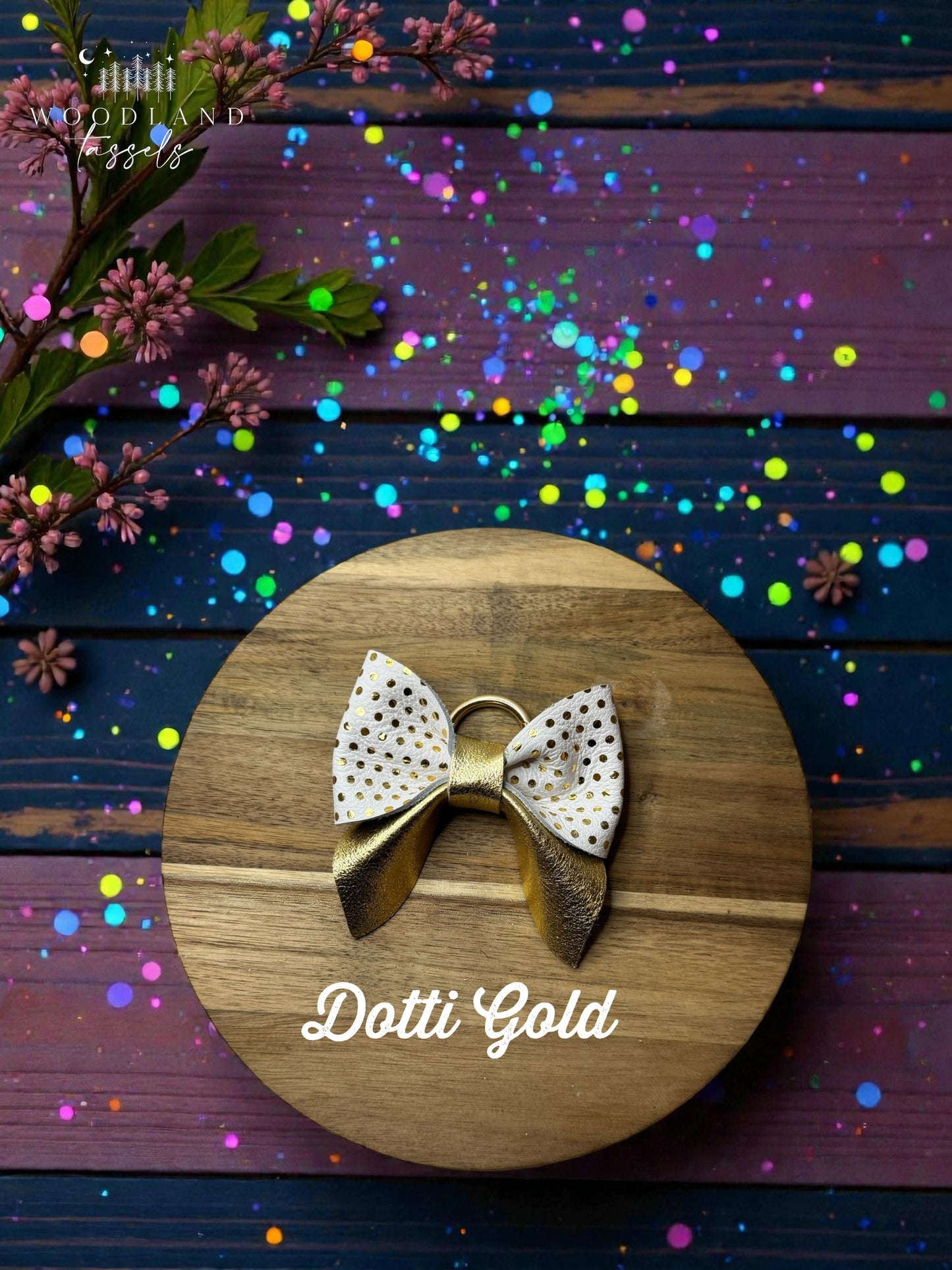 Leather Purse Bow- Starlight Collection✨