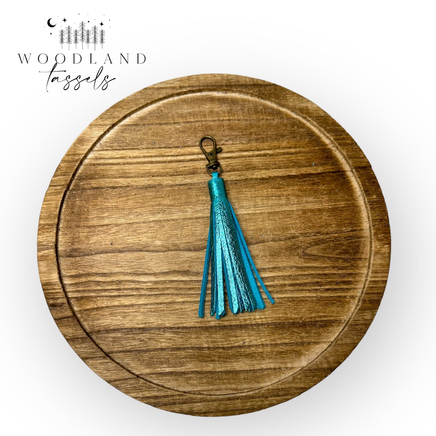 Duo Size Accent Leather Tassel