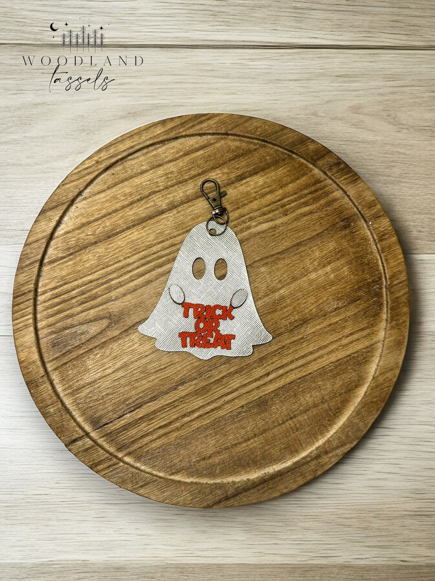 Ghostie Leather Charm