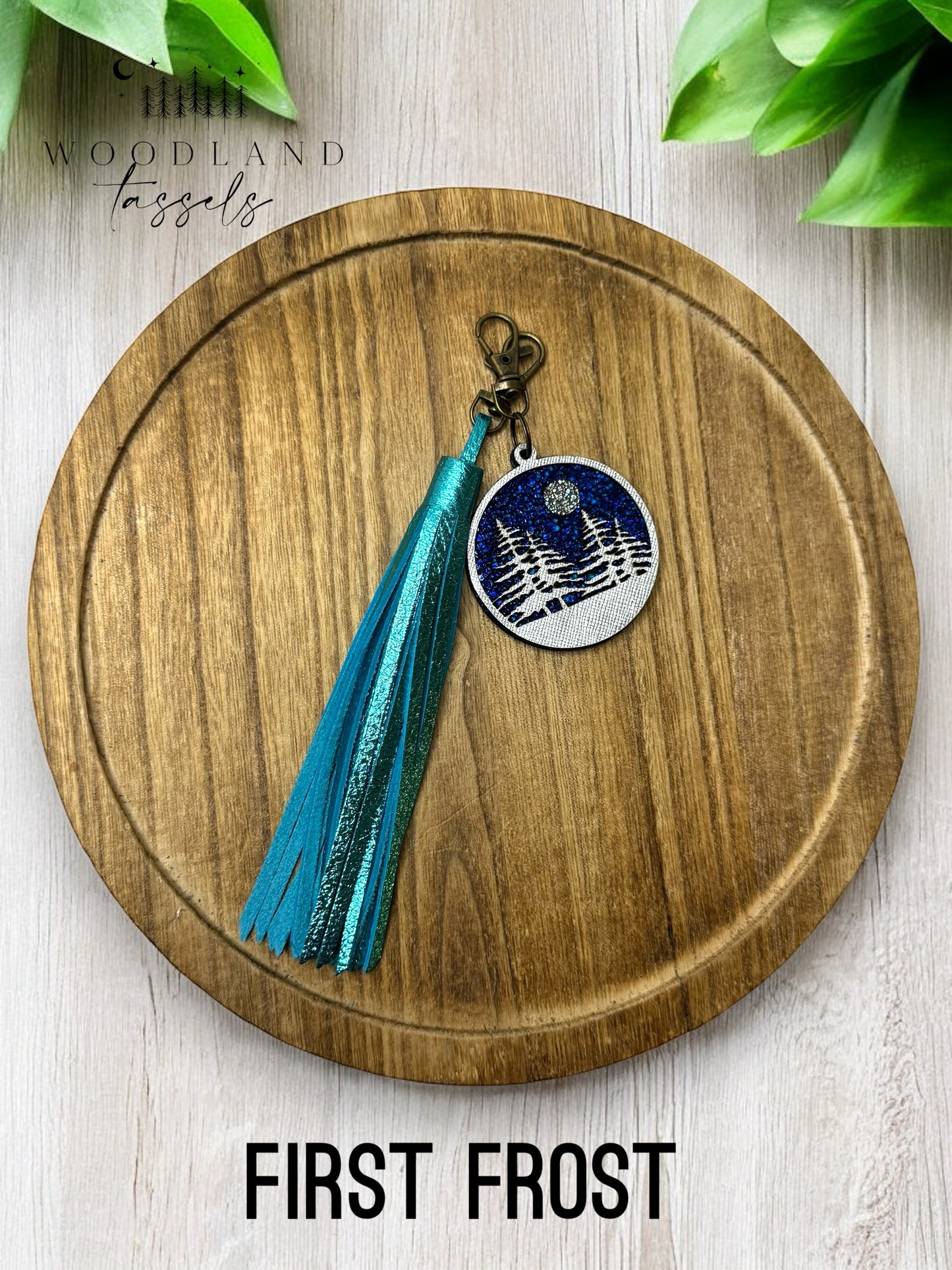 Forest Medallion Purse Charm