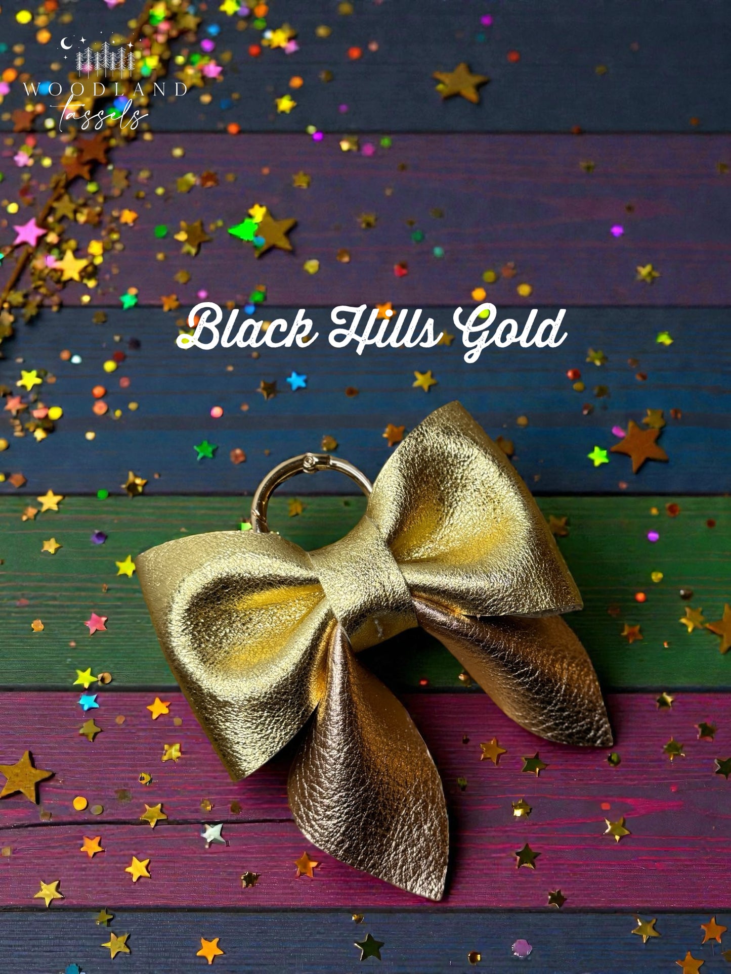 Leather Purse Bow- Starlight Collection✨