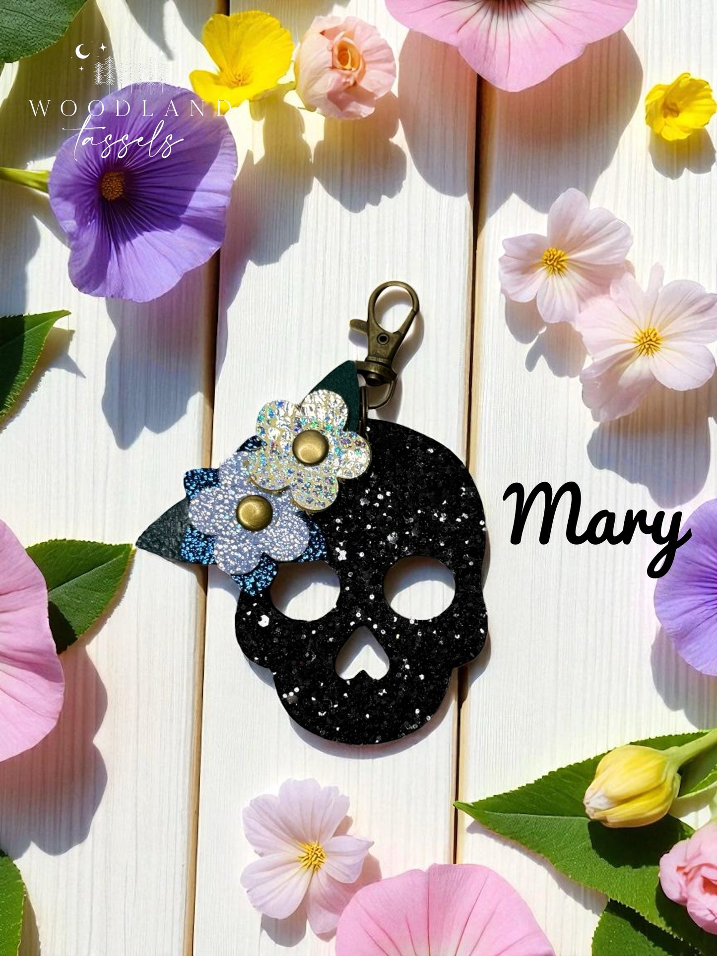 Sugar Skull Purse Charms