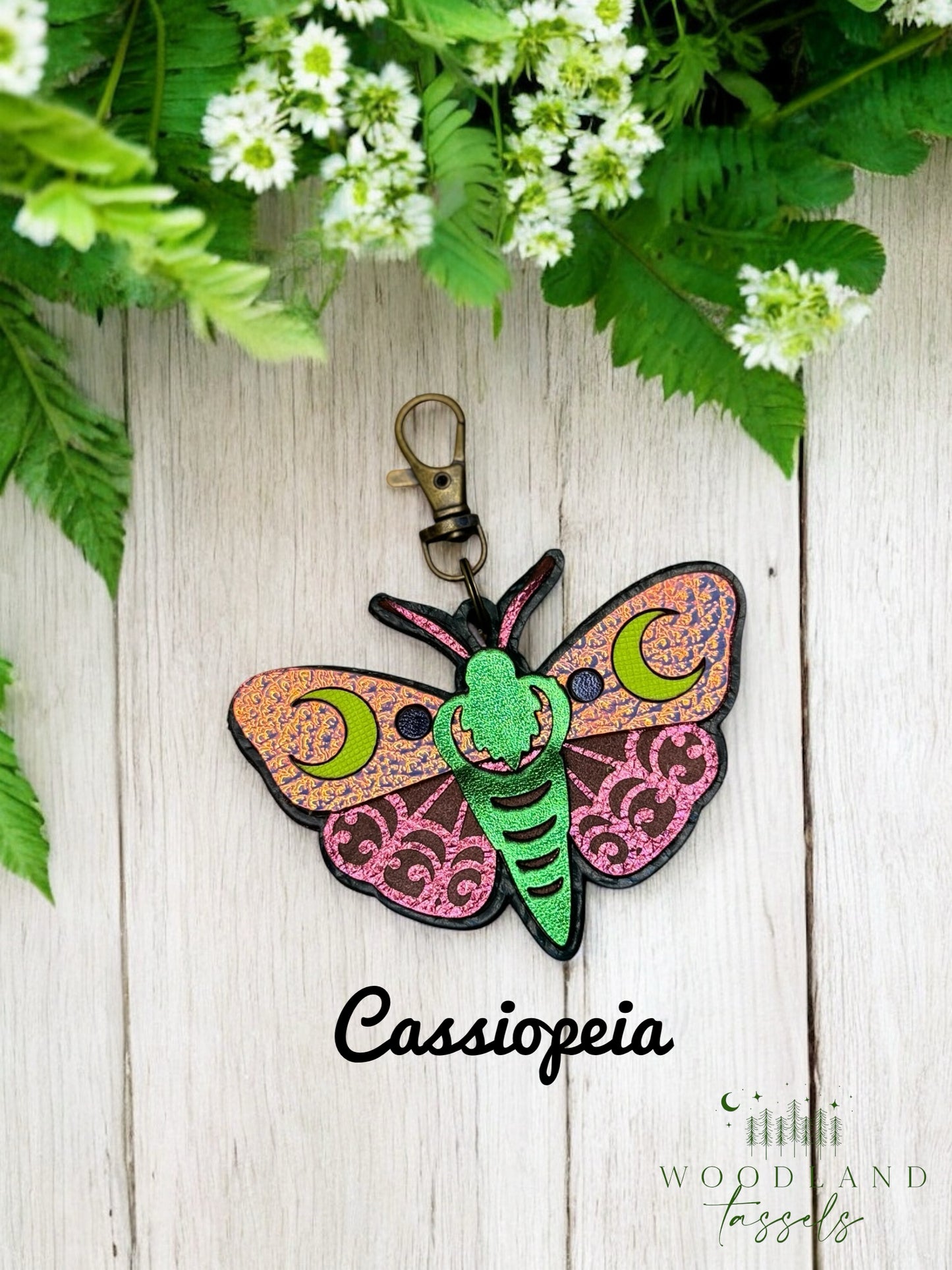 Luna Moth Purse Charm