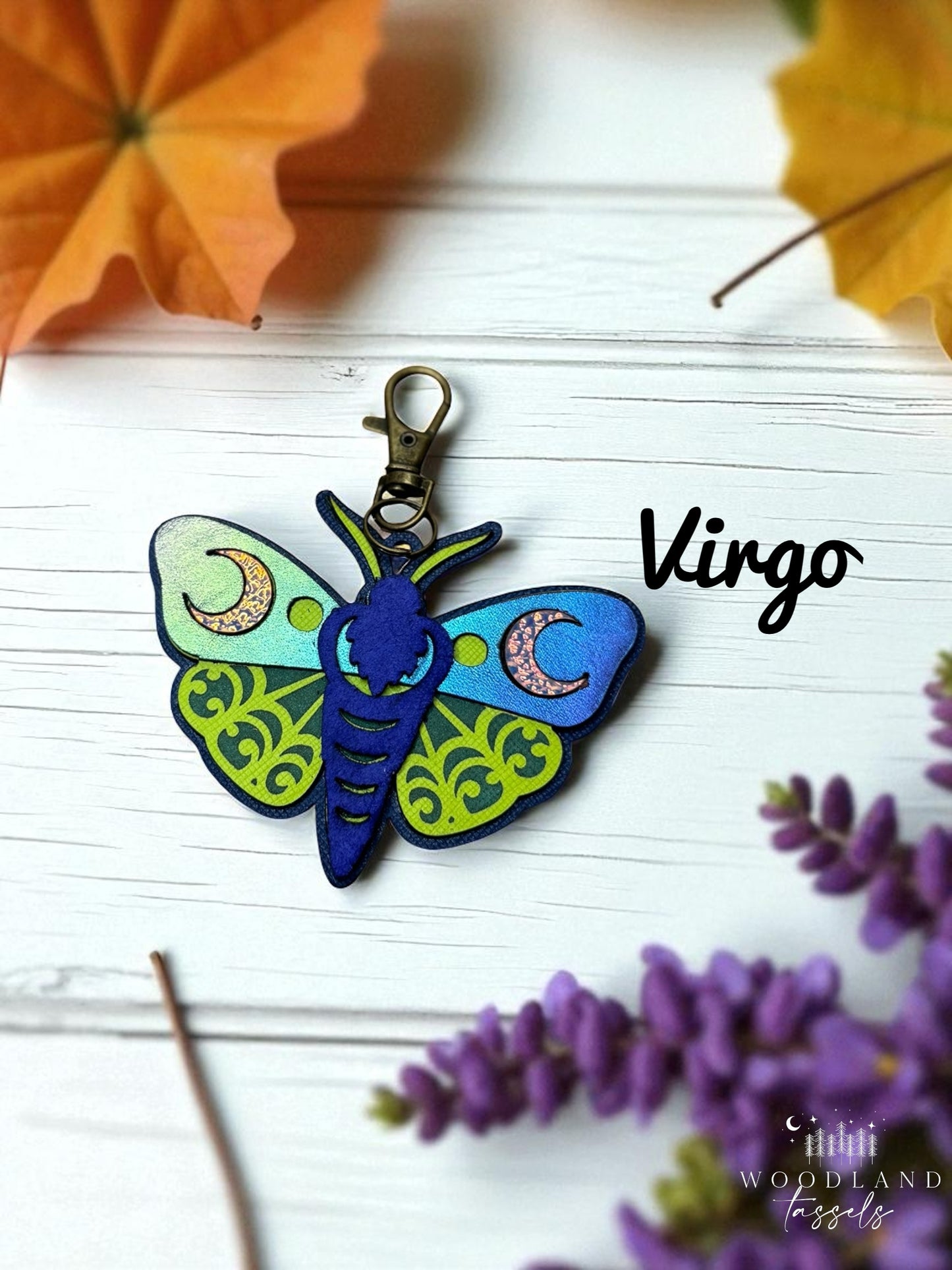 Luna Moth Purse Charm