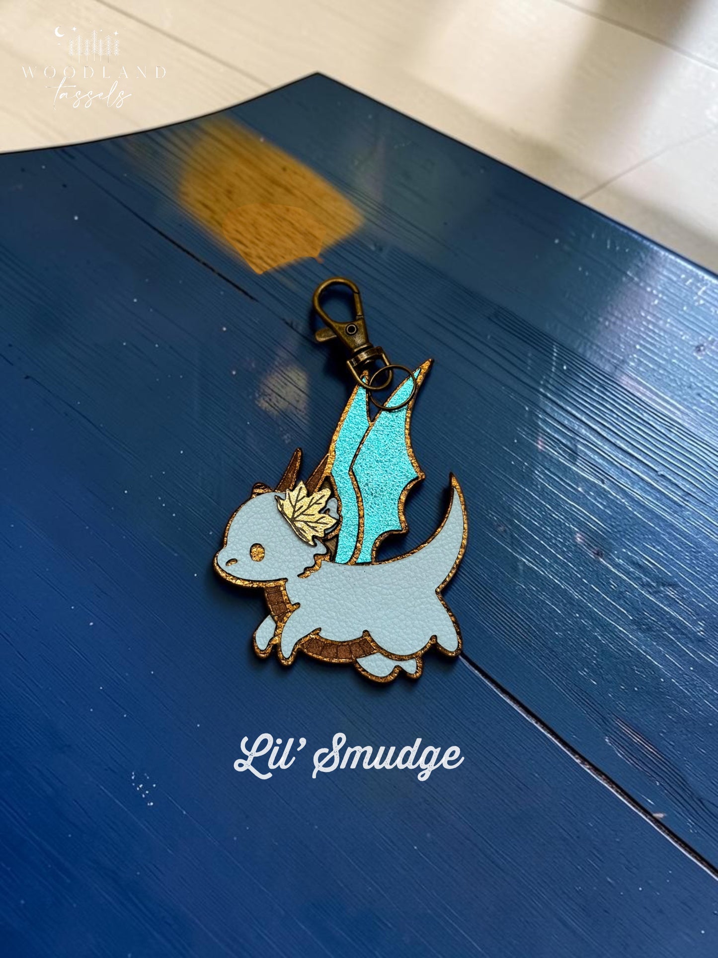Smol Dragon Leather Charm | Dragon Purse & Bag Charm