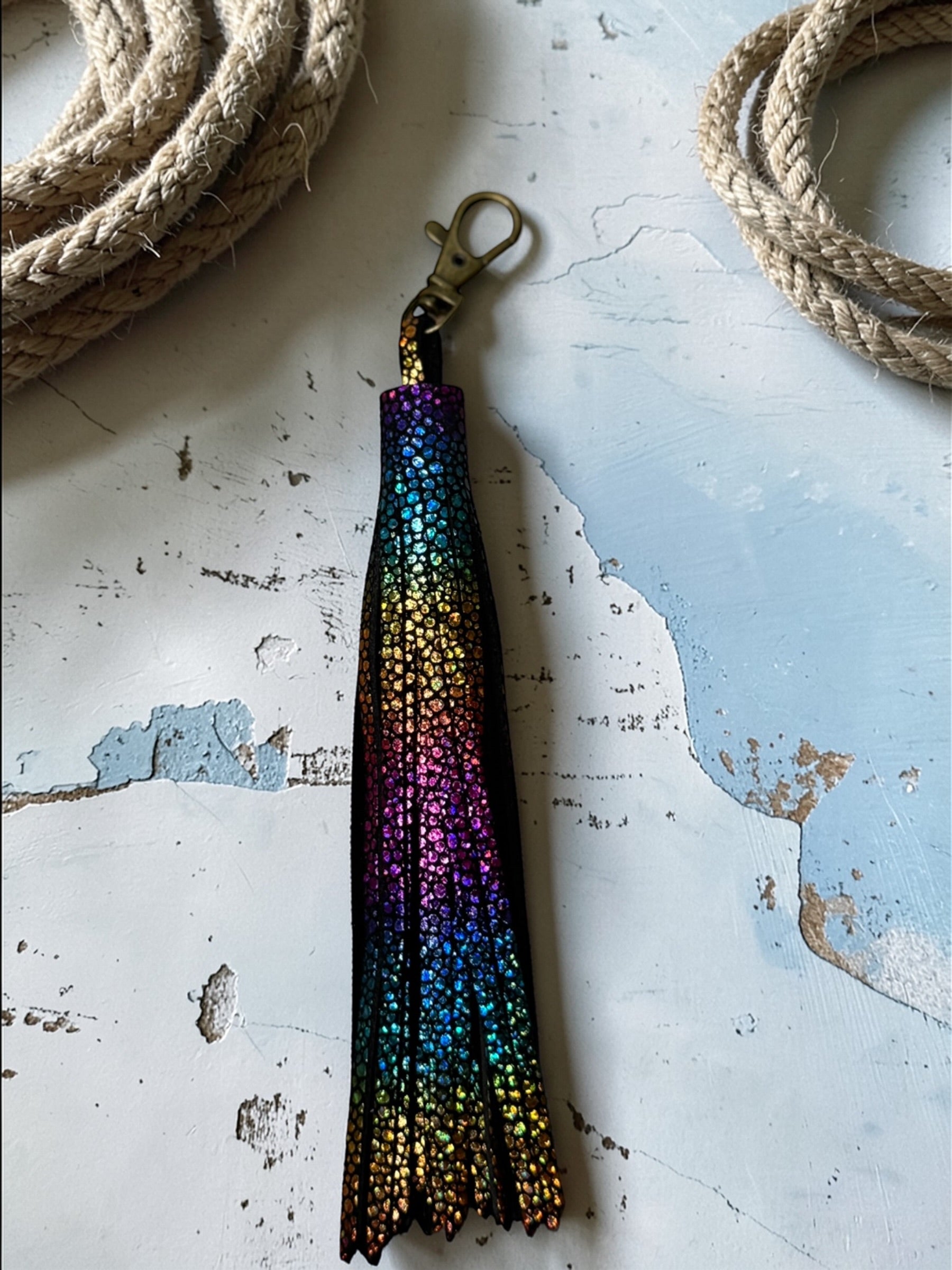 Duo Accent Leather Tassels – Woodland Tassels
