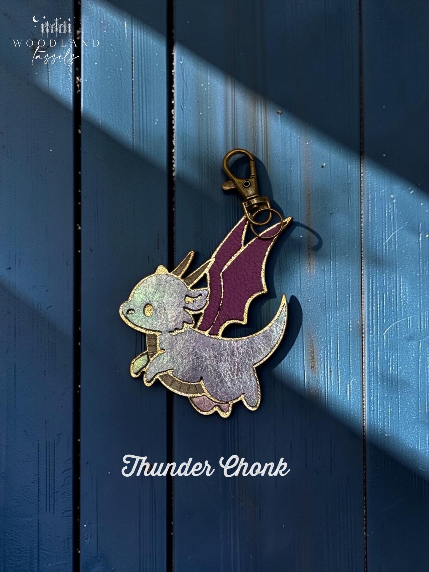 Smol Dragon Leather Charm | Dragon Purse & Bag Charm