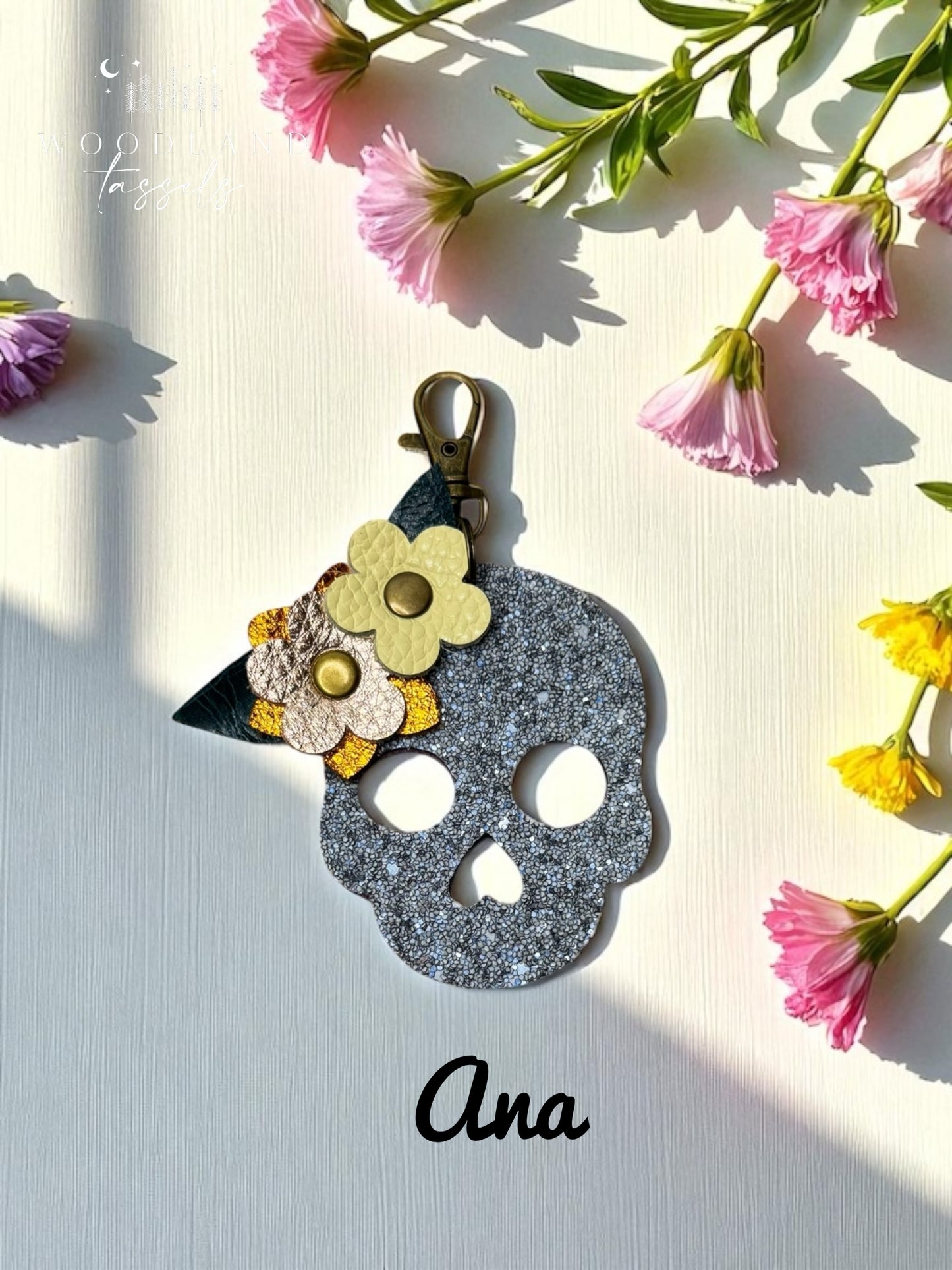 Sugar Skull Purse Charms