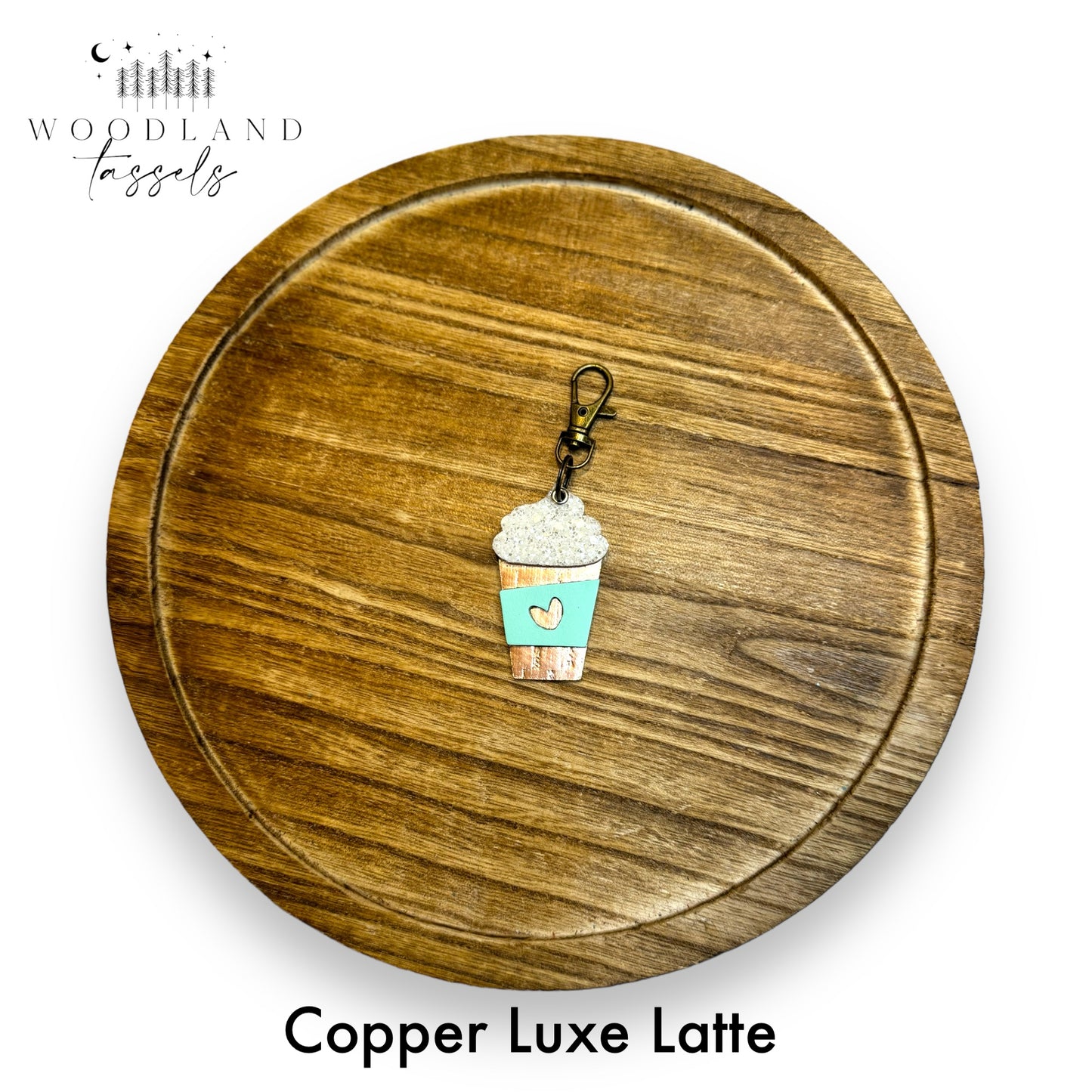 Latte Genuine Leather Purse Charms