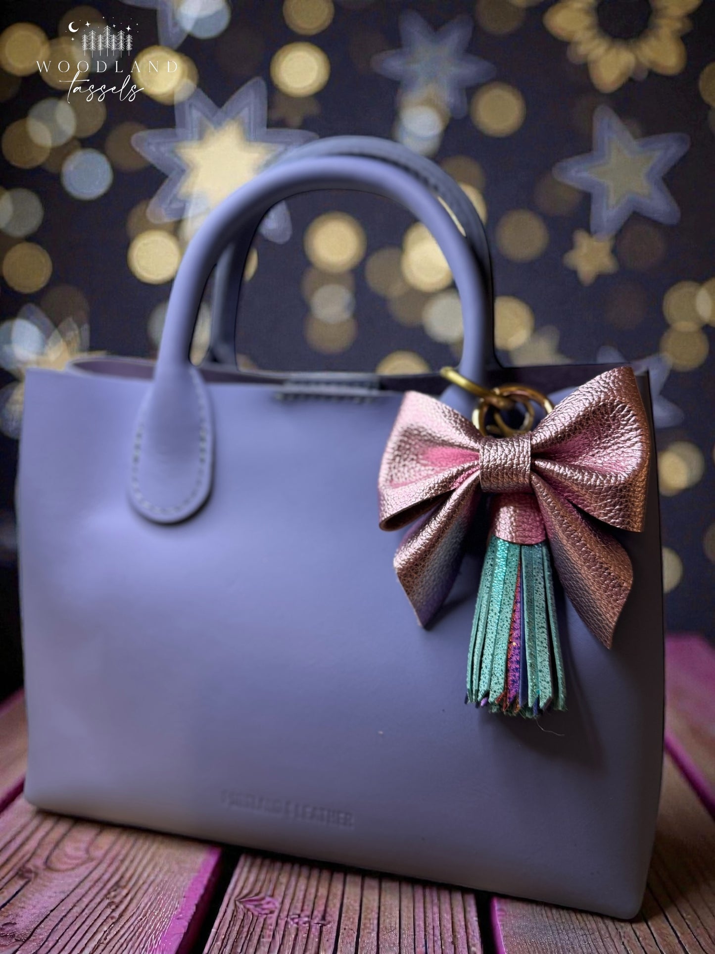 Dolly Leather Purse Bow